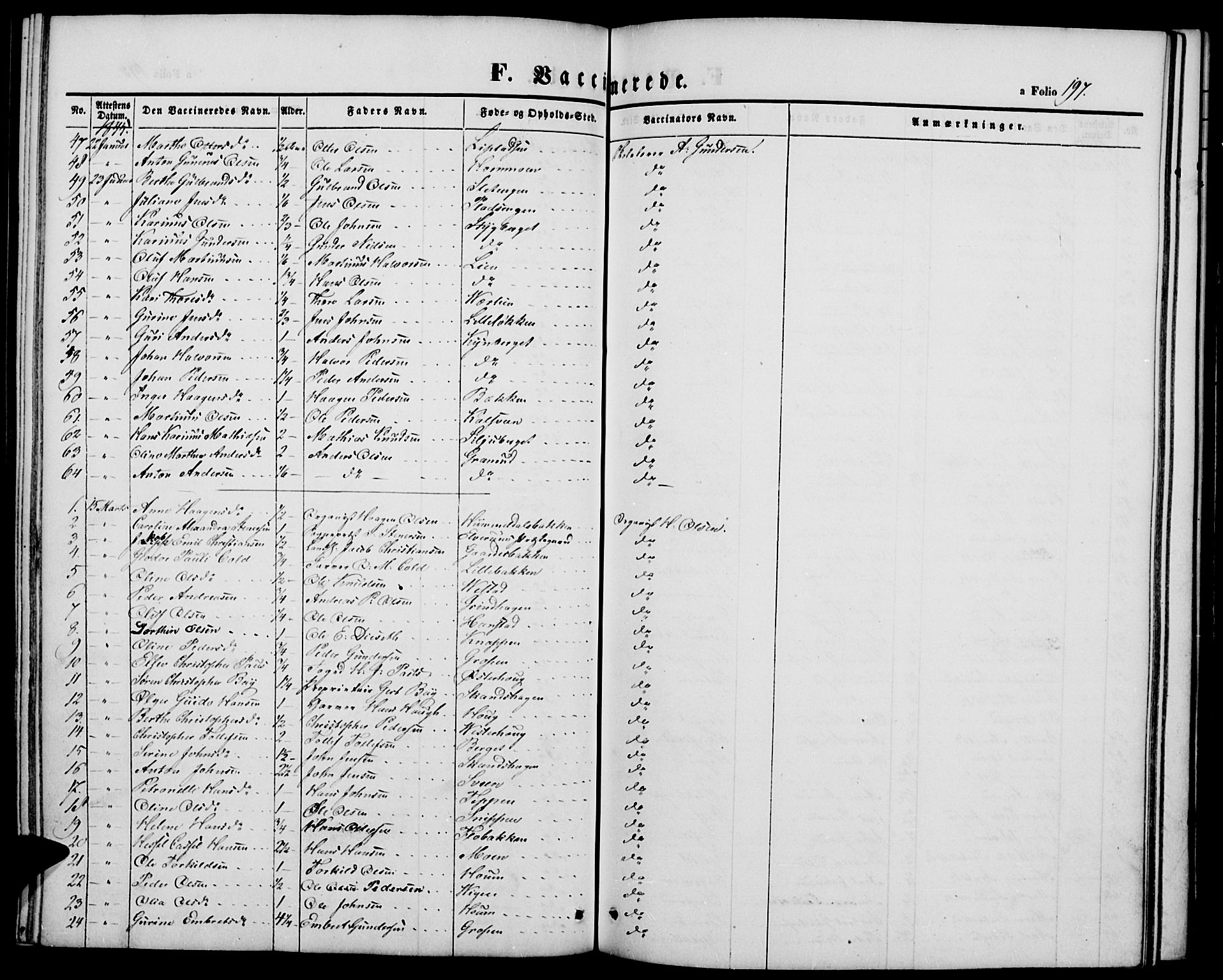 Elverum prestekontor, SAH/PREST-044/H/Ha/Hab/L0002: Parish register (copy) no. 2, 1845-1855, p. 197