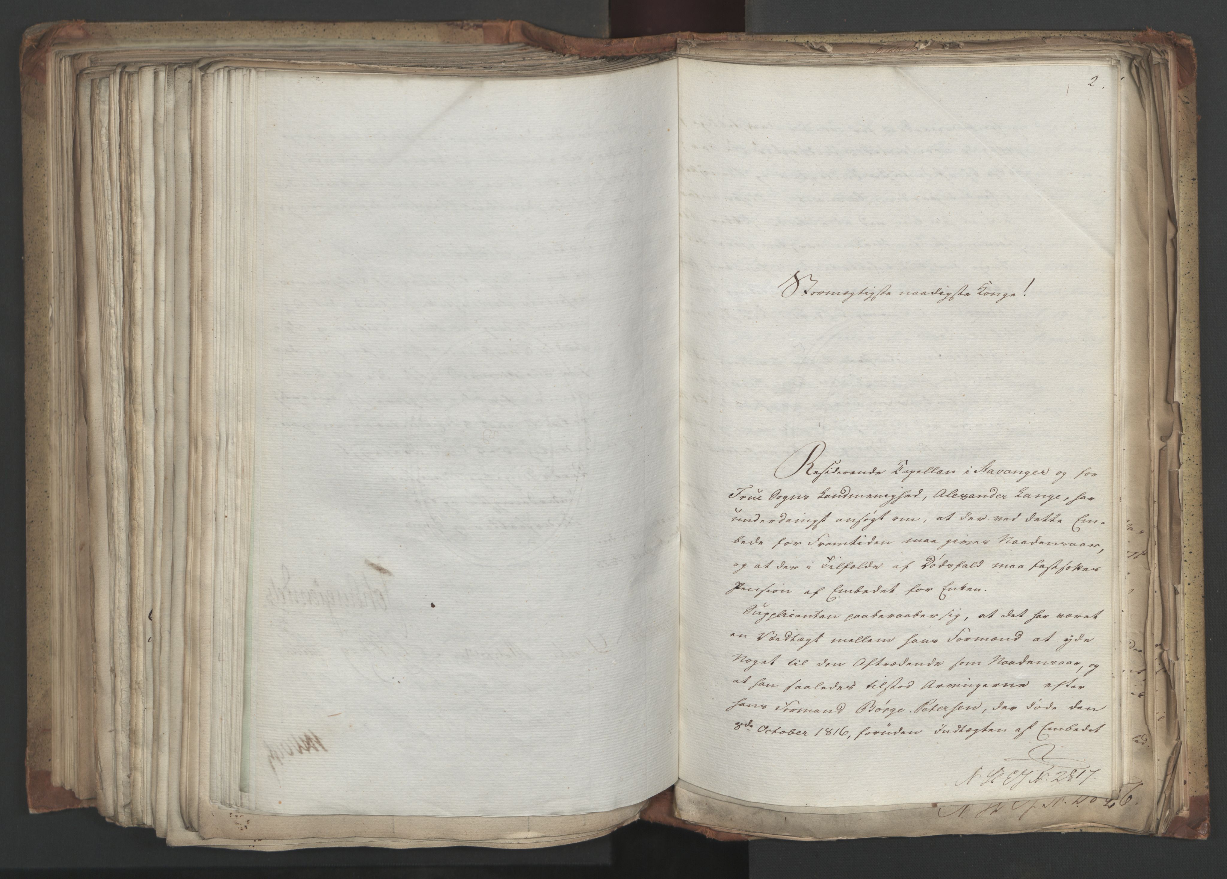 Statsrådsavdelingen i Stockholm, AV/RA-S-1003/D/Da/L0043: Regjeringsinnstillinger nr. 2706-2845, 1825, p. 364
