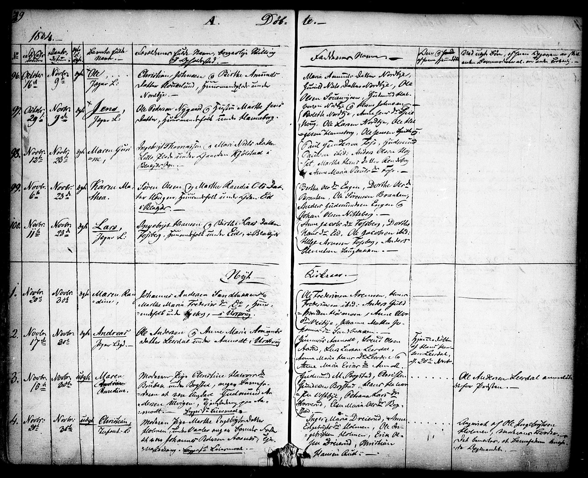 Aurskog prestekontor Kirkebøker, SAO/A-10304a/F/Fa/L0006: Parish register (official) no. I 6, 1829-1853, p. 39