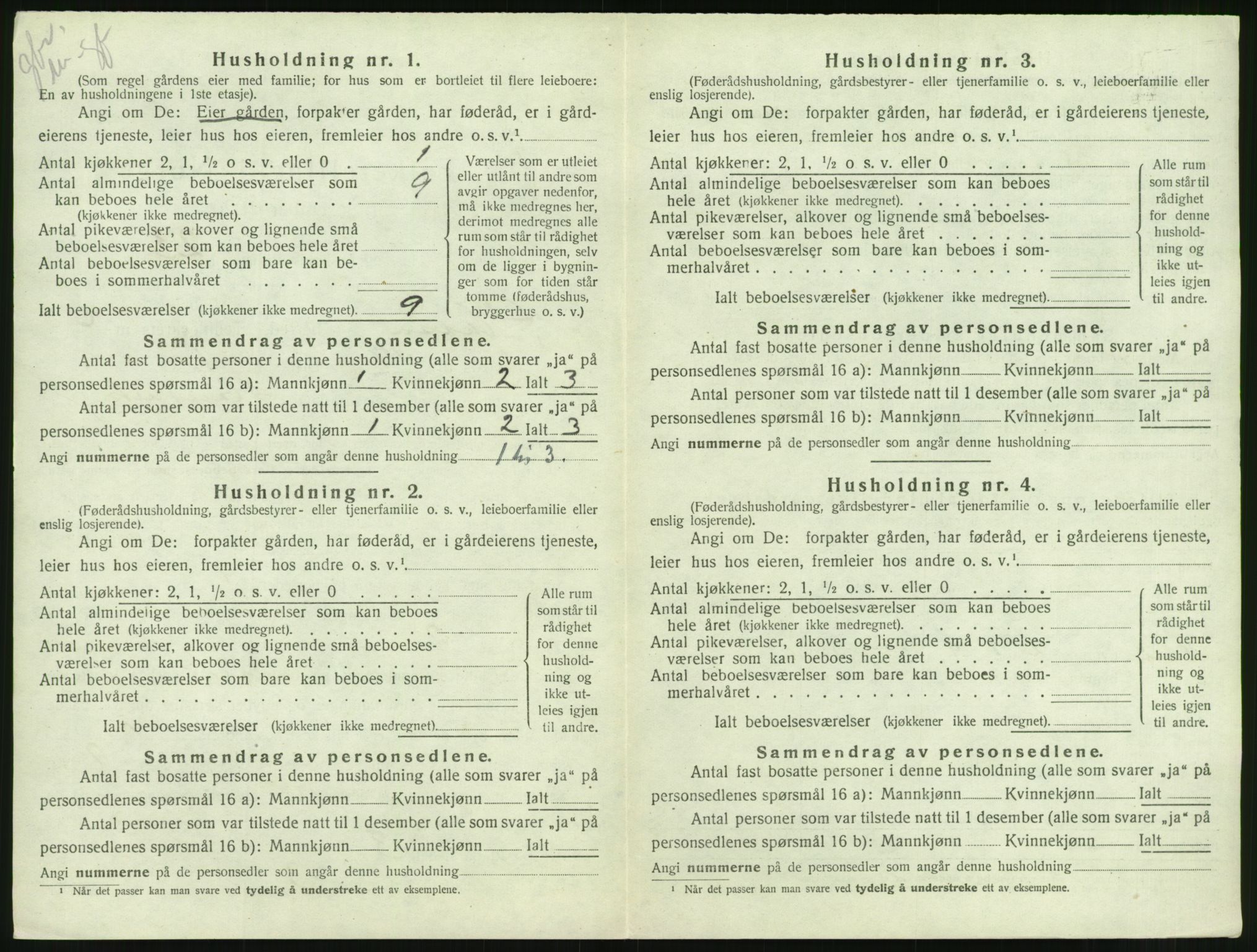 SAT, 1920 census for Halsa, 1920, p. 369