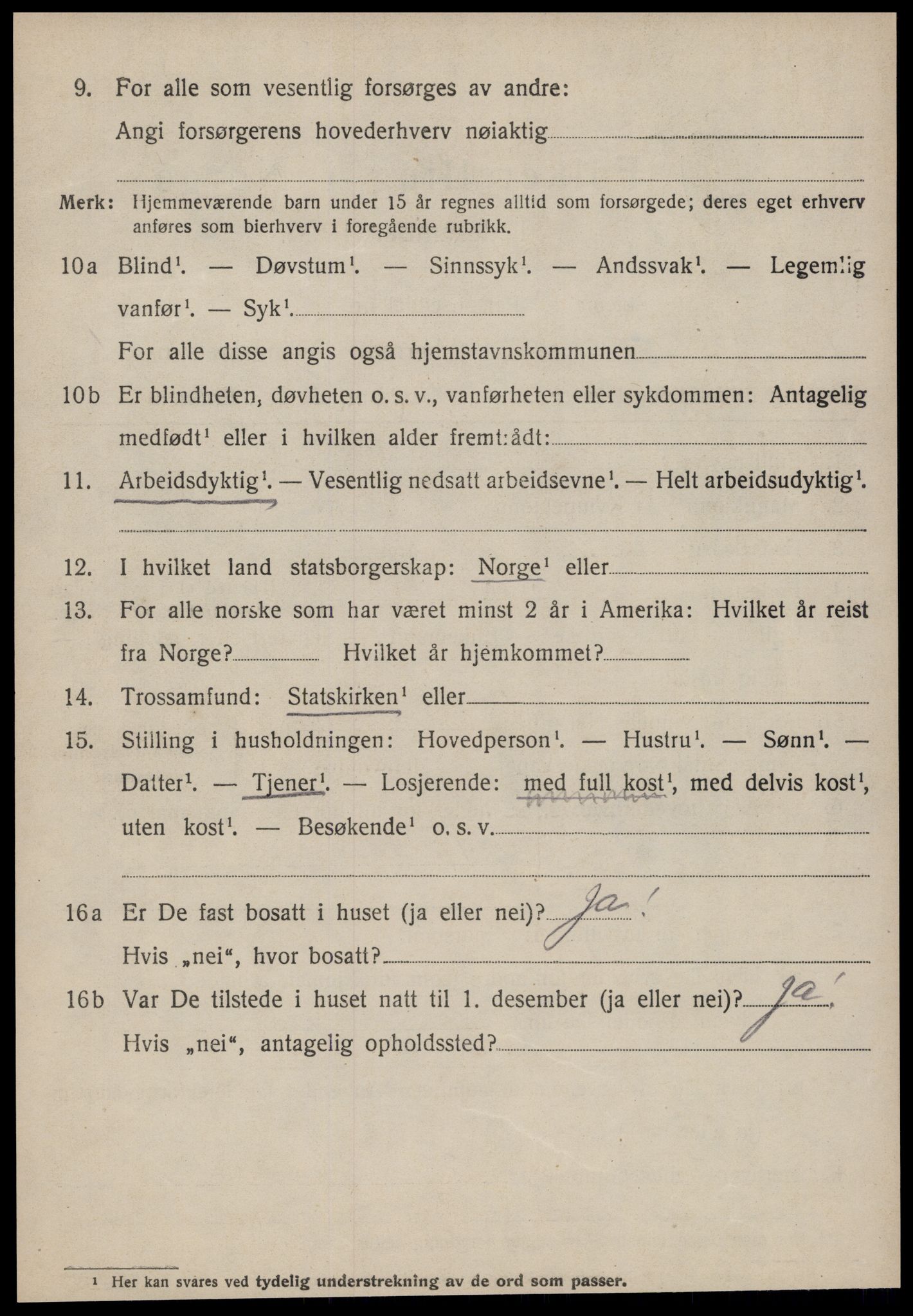 SAT, 1920 census for Sunndal, 1920, p. 805