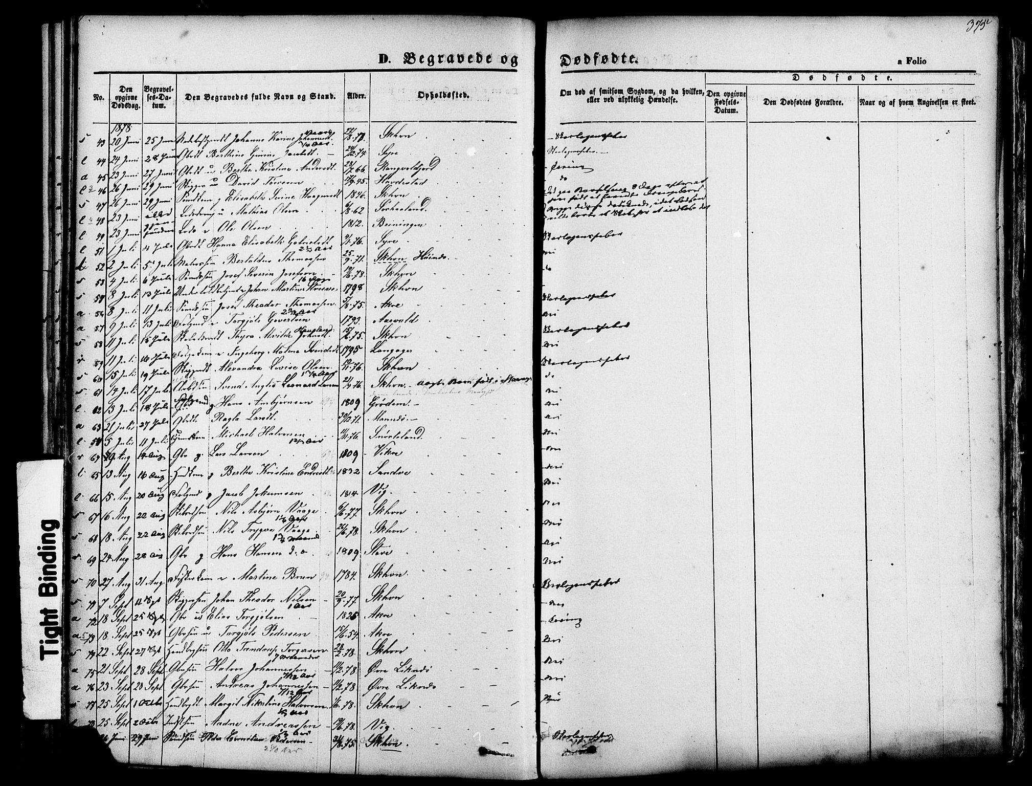 Skudenes sokneprestkontor, SAST/A -101849/H/Ha/Haa/L0006: Parish register (official) no. A 4, 1864-1881, p. 375