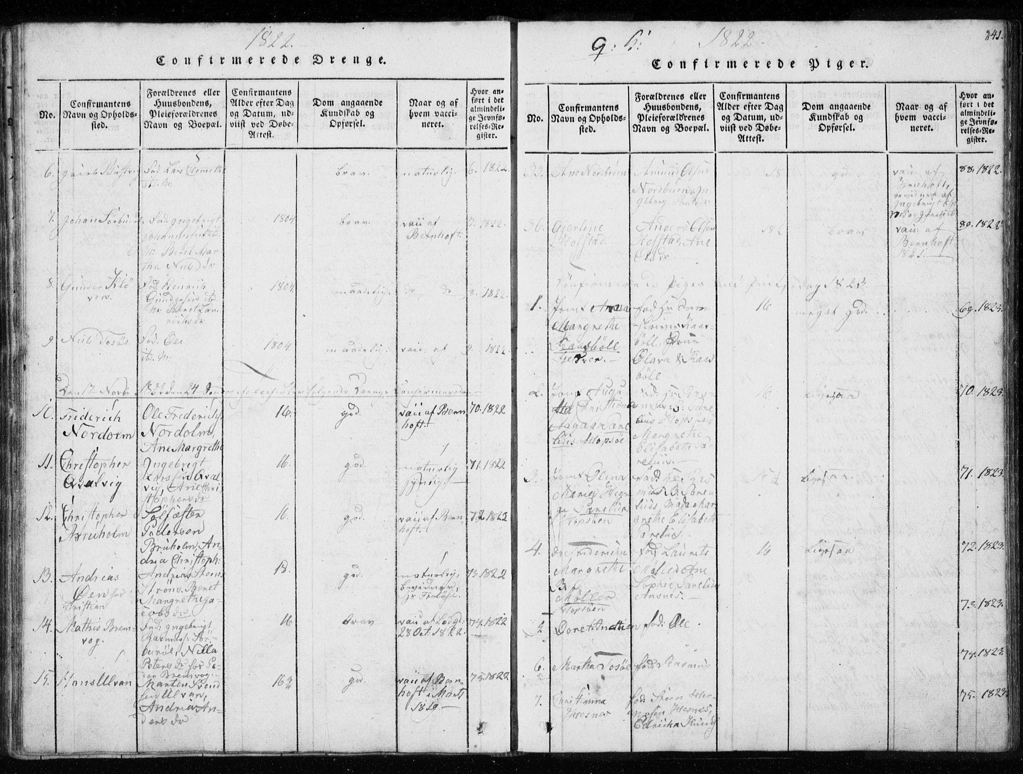 Ministerialprotokoller, klokkerbøker og fødselsregistre - Sør-Trøndelag, AV/SAT-A-1456/634/L0527: Parish register (official) no. 634A03, 1818-1826, p. 241