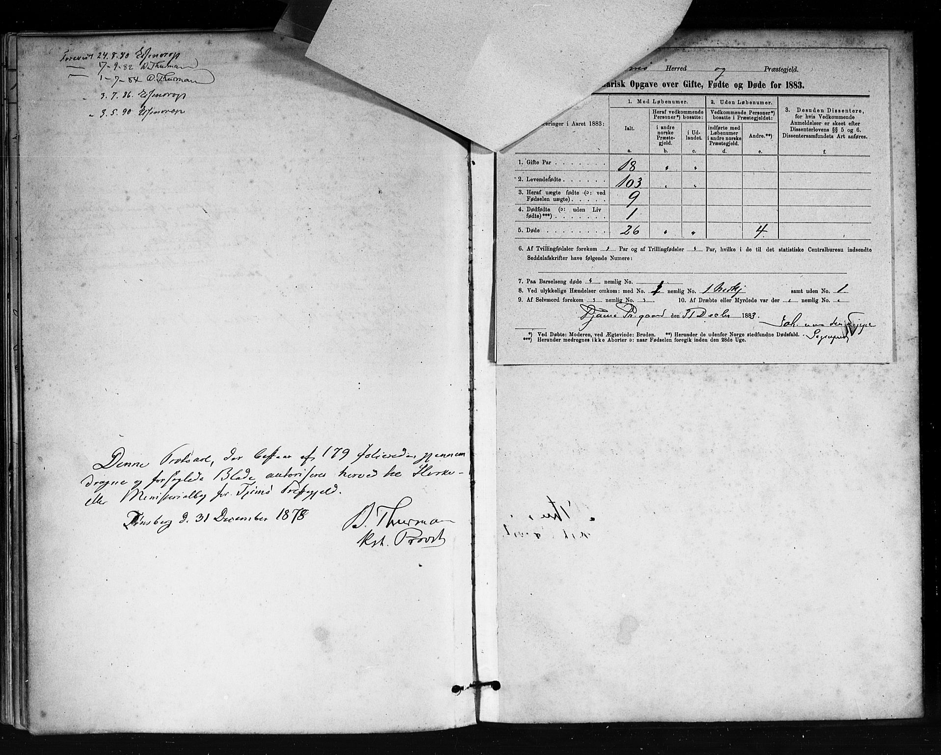 Tjøme kirkebøker, SAKO/A-328/F/Fa/L0001: Parish register (official) no. 1, 1879-1890