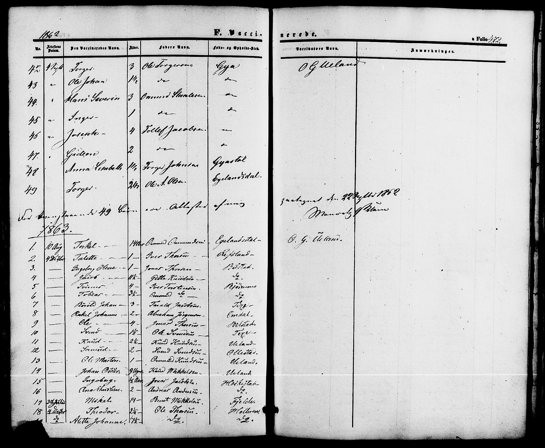 Lund sokneprestkontor, AV/SAST-A-101809/S06/L0010: Parish register (official) no. A 9, 1854-1886, p. 472