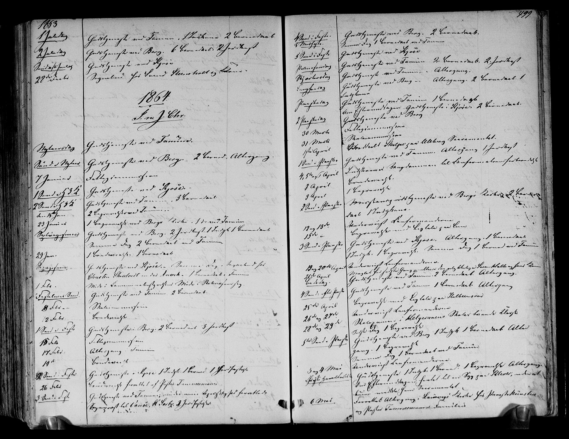 Brunlanes kirkebøker, AV/SAKO-A-342/F/Fa/L0005: Parish register (official) no. I 5, 1862-1877, p. 499