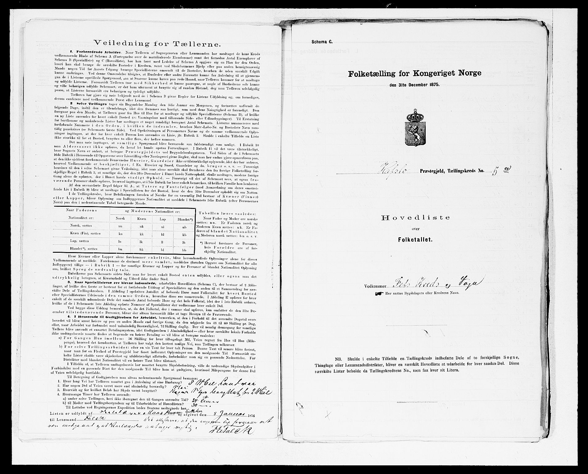 SAB, 1875 census for 1425P Hafslo, 1875, p. 10