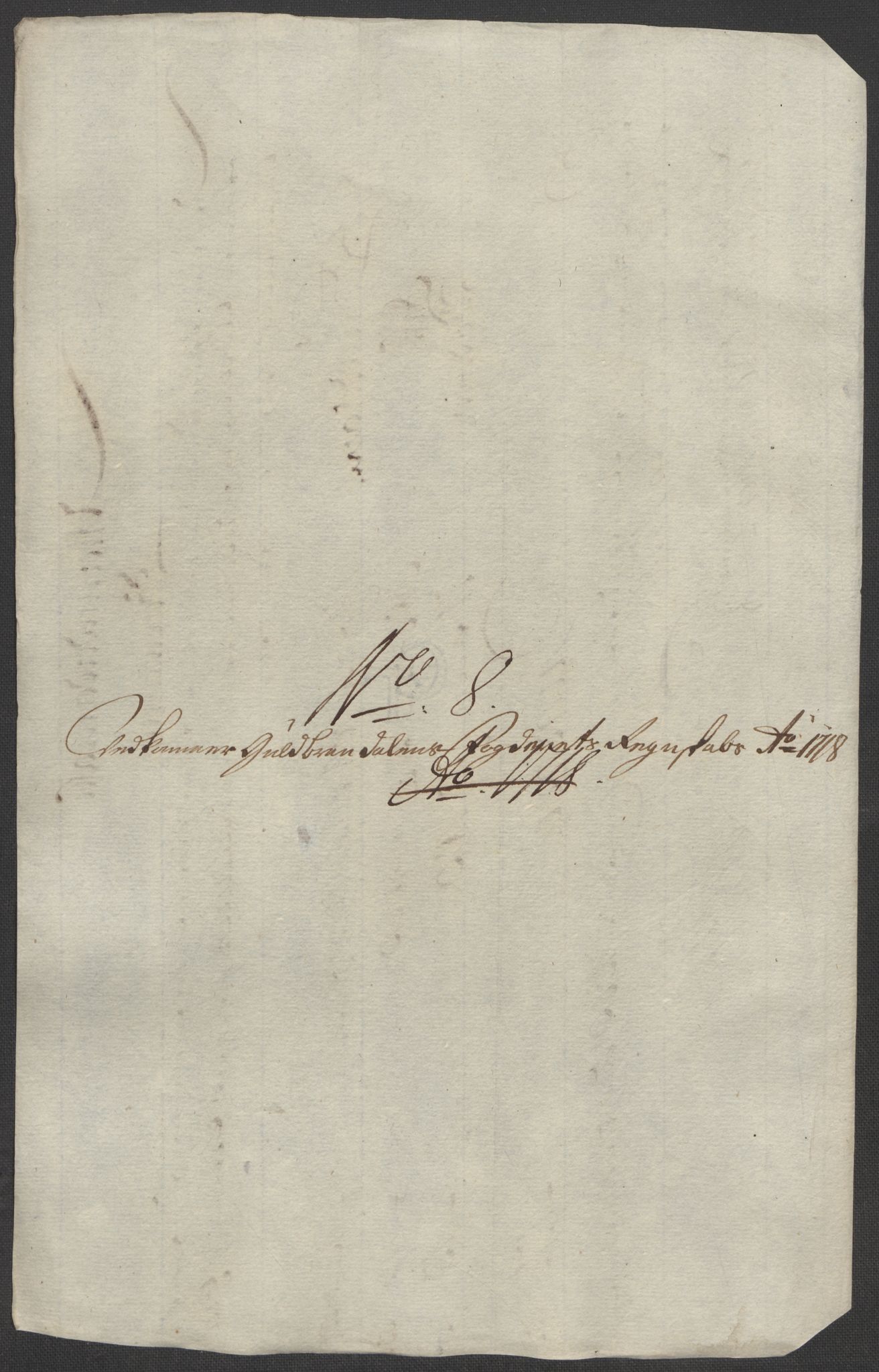 Rentekammeret inntil 1814, Reviderte regnskaper, Fogderegnskap, RA/EA-4092/R17/L1188: Fogderegnskap Gudbrandsdal, 1718, p. 76