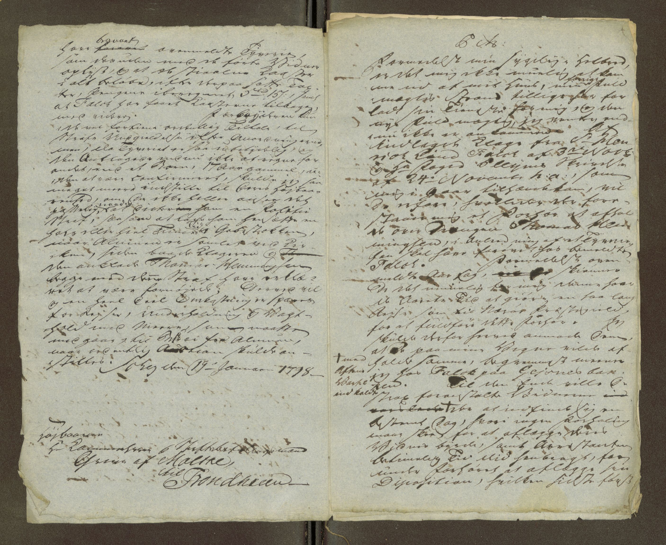 Namdal sorenskriveri, AV/SAT-A-4133/1/1/1O/1Oa/L0007: Sivile og offentlige saker, 1798, p. 433