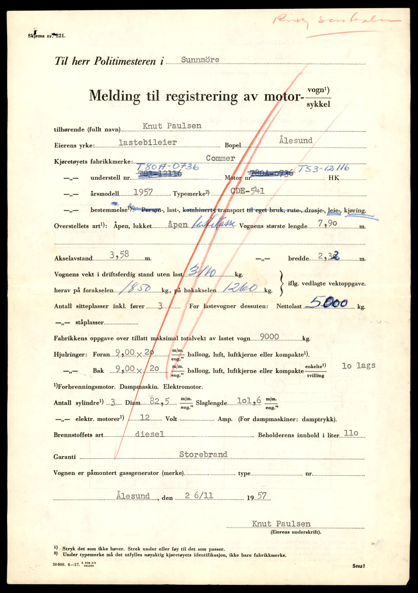 Møre og Romsdal vegkontor - Ålesund trafikkstasjon, AV/SAT-A-4099/F/Fe/L0033: Registreringskort for kjøretøy T 12151 - T 12474, 1927-1998, p. 2235