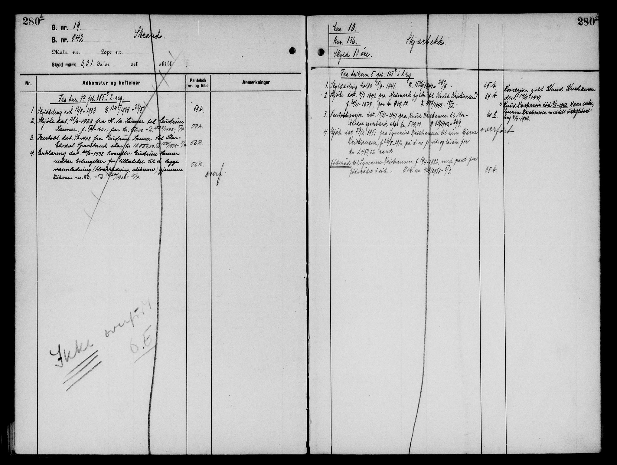 Sør-Østerdal sorenskriveri, AV/SAH-TING-018/H/Ha/Had/L0063: Mortgage register no. 6, 1850-1950, p. 280