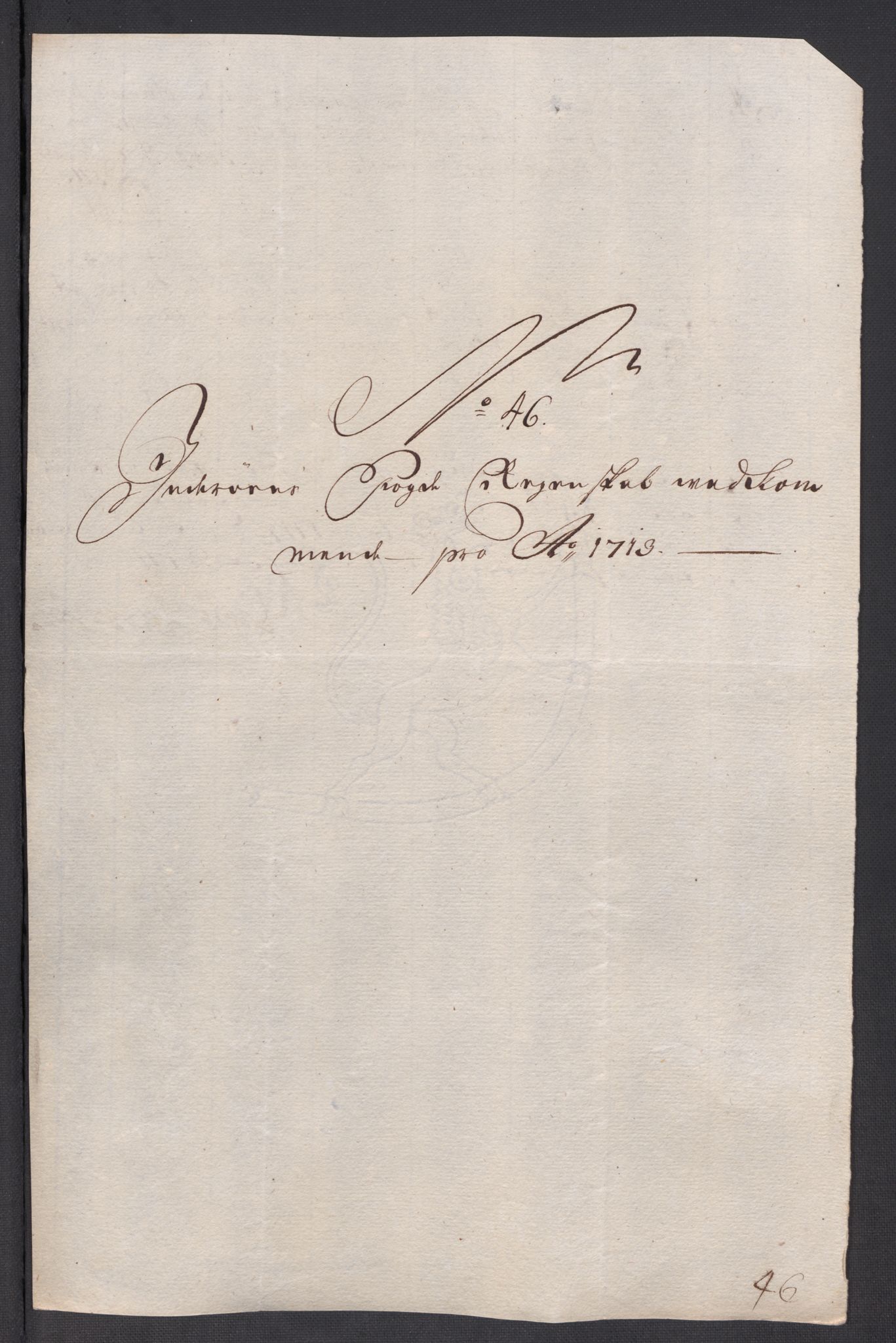 Rentekammeret inntil 1814, Reviderte regnskaper, Fogderegnskap, AV/RA-EA-4092/R63/L4321: Fogderegnskap Inderøy, 1713, p. 371