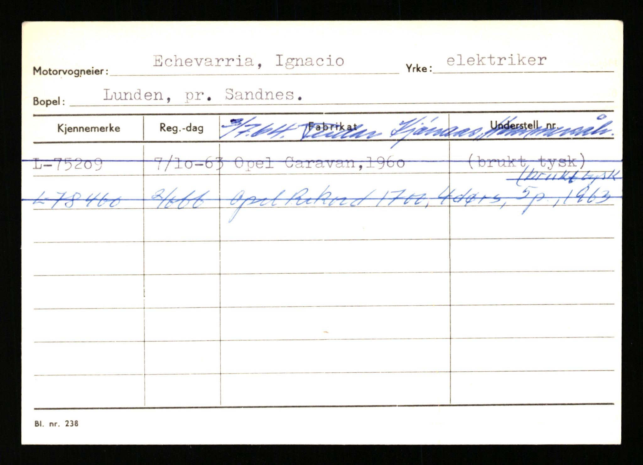 Stavanger trafikkstasjon, SAST/A-101942/0/H/L0006: Dalva - Egersund, 1930-1971, p. 1449