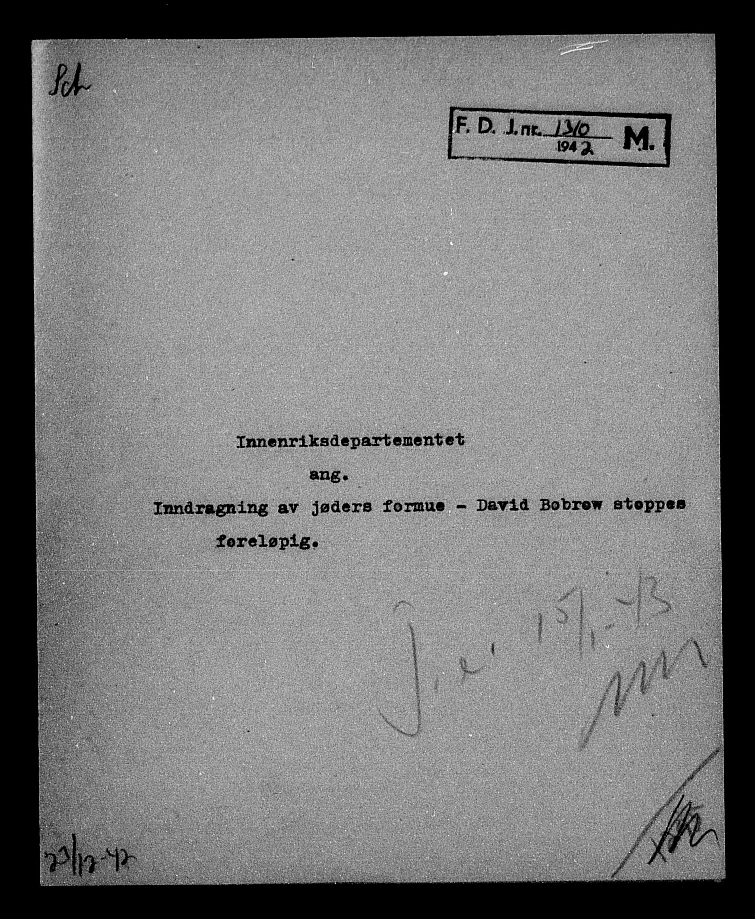 Justisdepartementet, Tilbakeføringskontoret for inndratte formuer, AV/RA-S-1564/H/Hc/Hcc/L0926: --, 1945-1947, p. 359