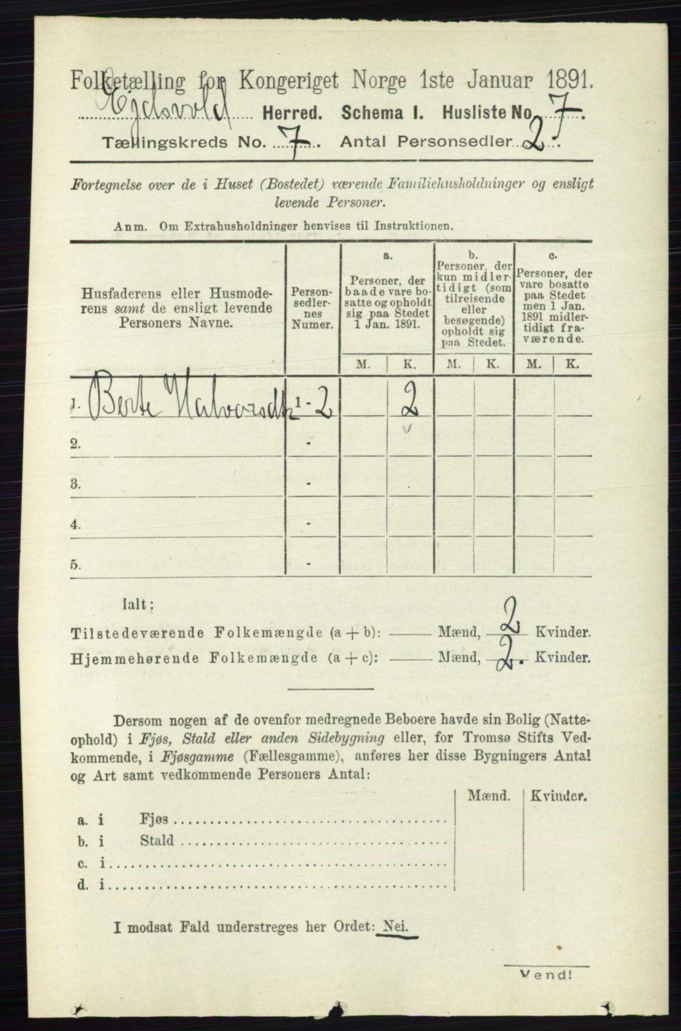 RA, 1891 census for 0237 Eidsvoll, 1891, p. 4513