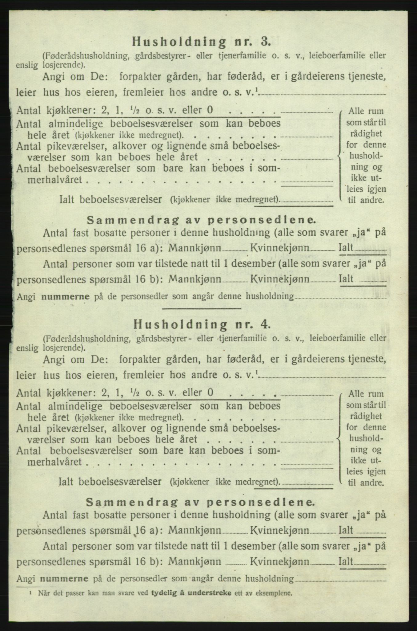 SAB, 1920 census for Skånevik, 1920, p. 1238