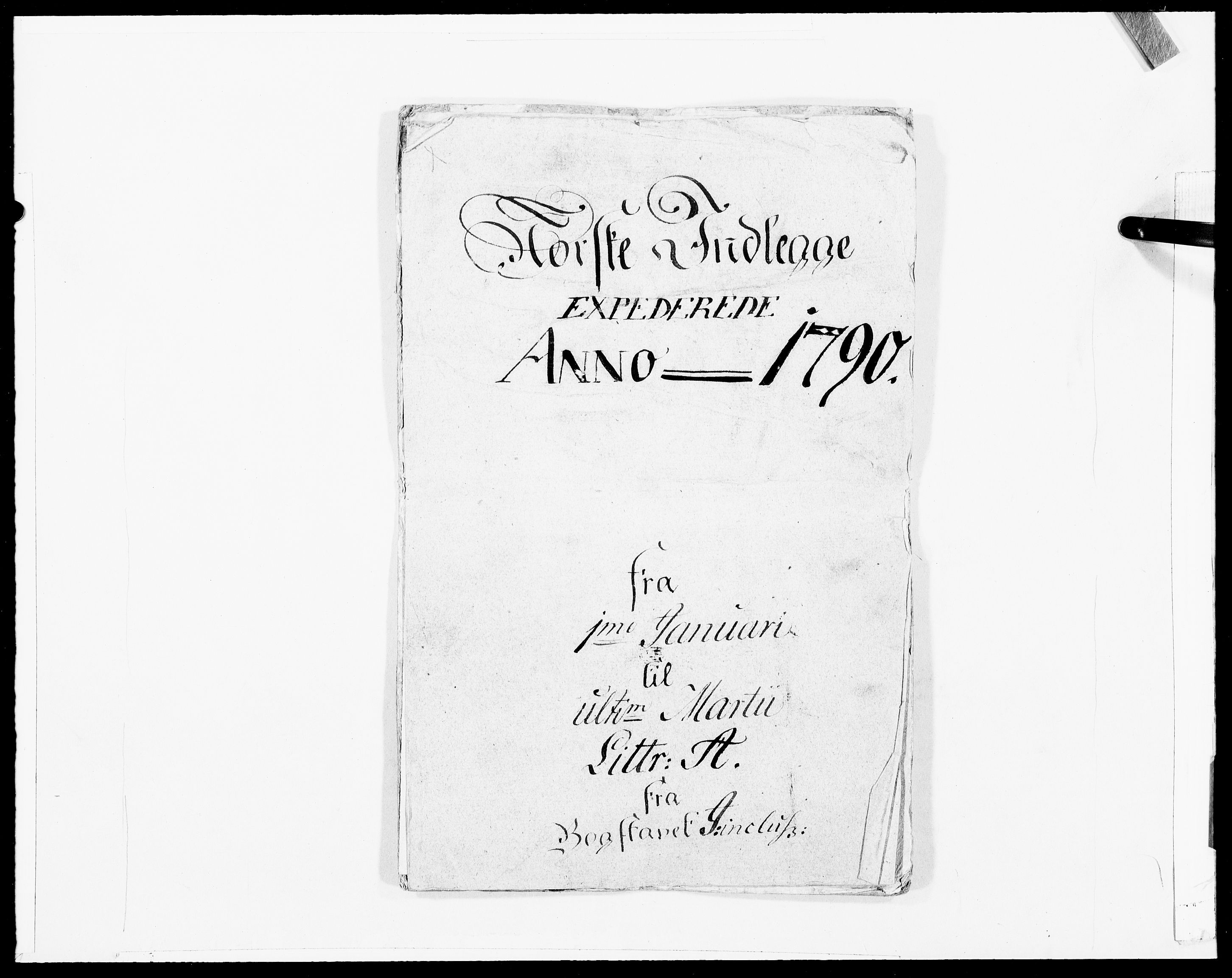 Danske Kanselli 1572-1799, RA/EA-3023/F/Fc/Fcc/Fcca/L0279: Norske innlegg 1572-1799, 1790, p. 1