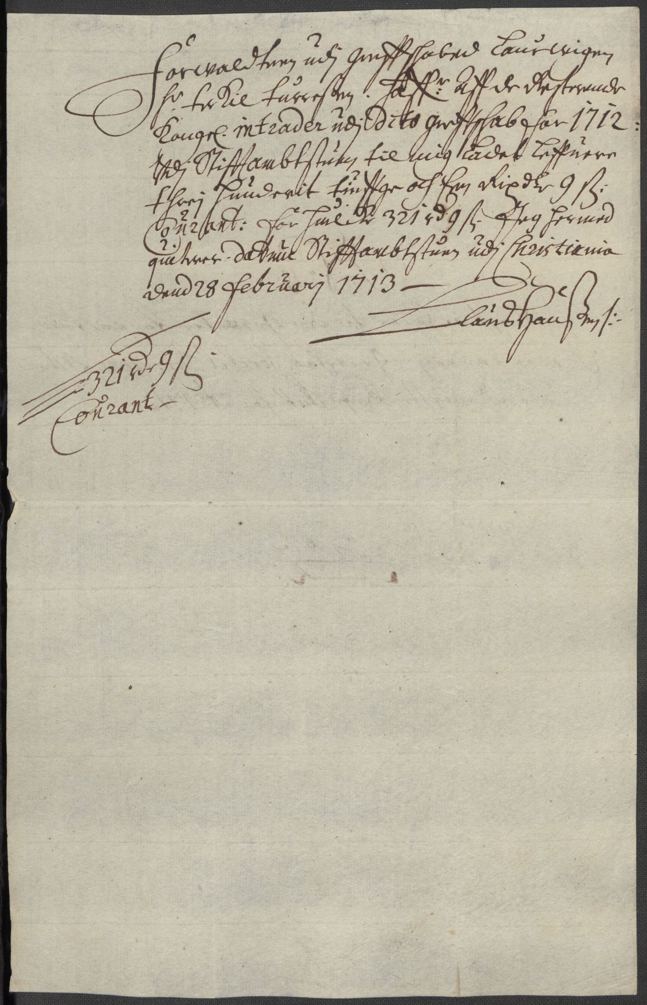 Rentekammeret inntil 1814, Reviderte regnskaper, Fogderegnskap, RA/EA-4092/R33/L1984: Fogderegnskap Larvik grevskap, 1712, p. 223