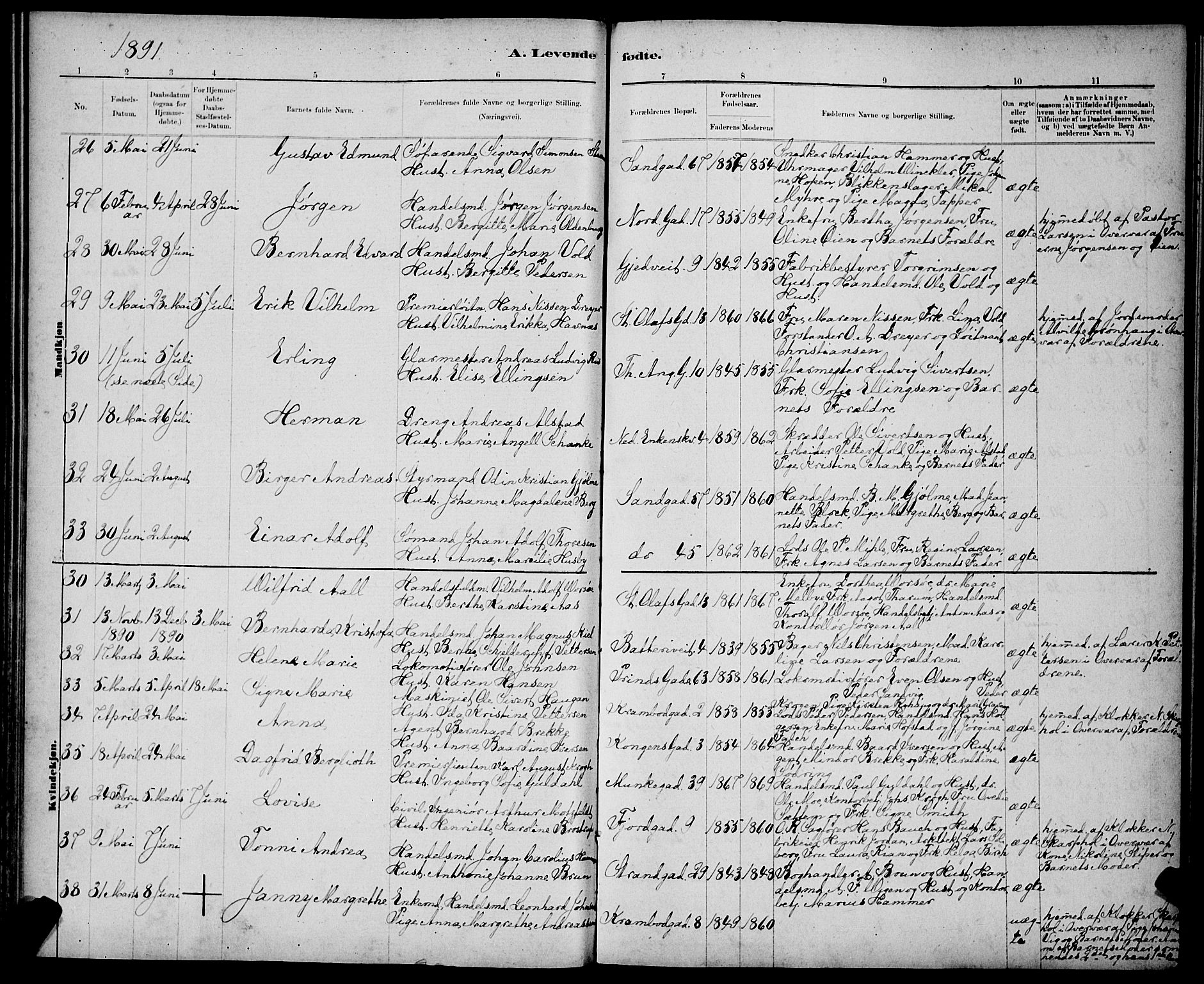 Ministerialprotokoller, klokkerbøker og fødselsregistre - Sør-Trøndelag, AV/SAT-A-1456/602/L0143: Parish register (copy) no. 602C11, 1878-1902