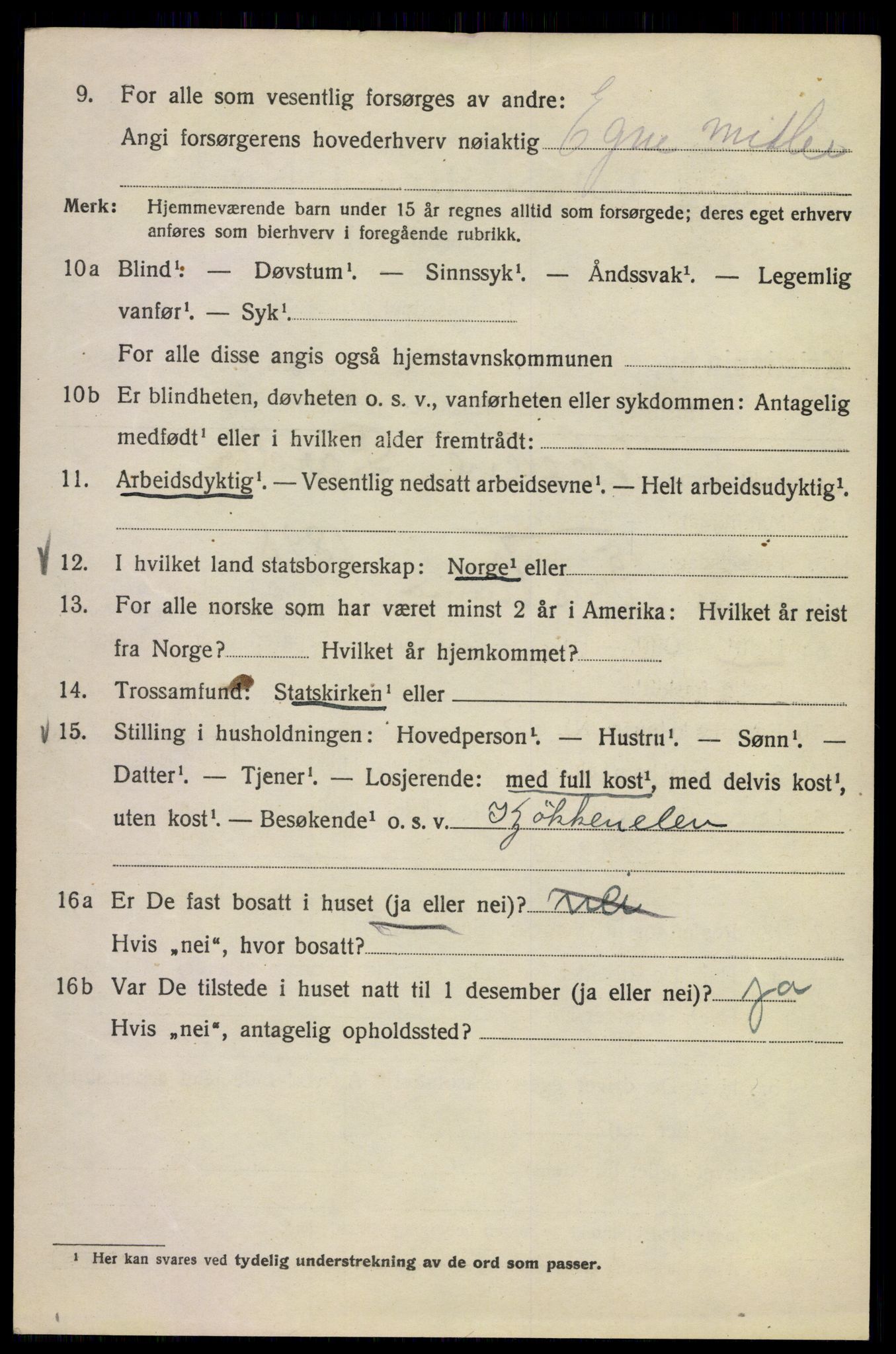 SAO, 1920 census for Kristiania, 1920, p. 618064