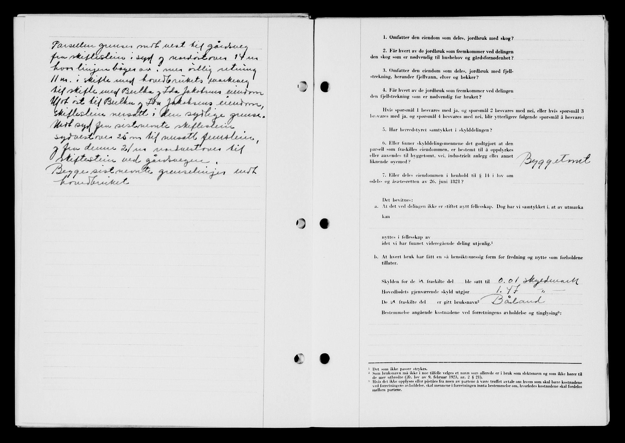 Lyngdal sorenskriveri, AV/SAK-1221-0004/G/Gb/L0670: Mortgage book no. A XVI, 1954-1954, Diary no: : 602/1954