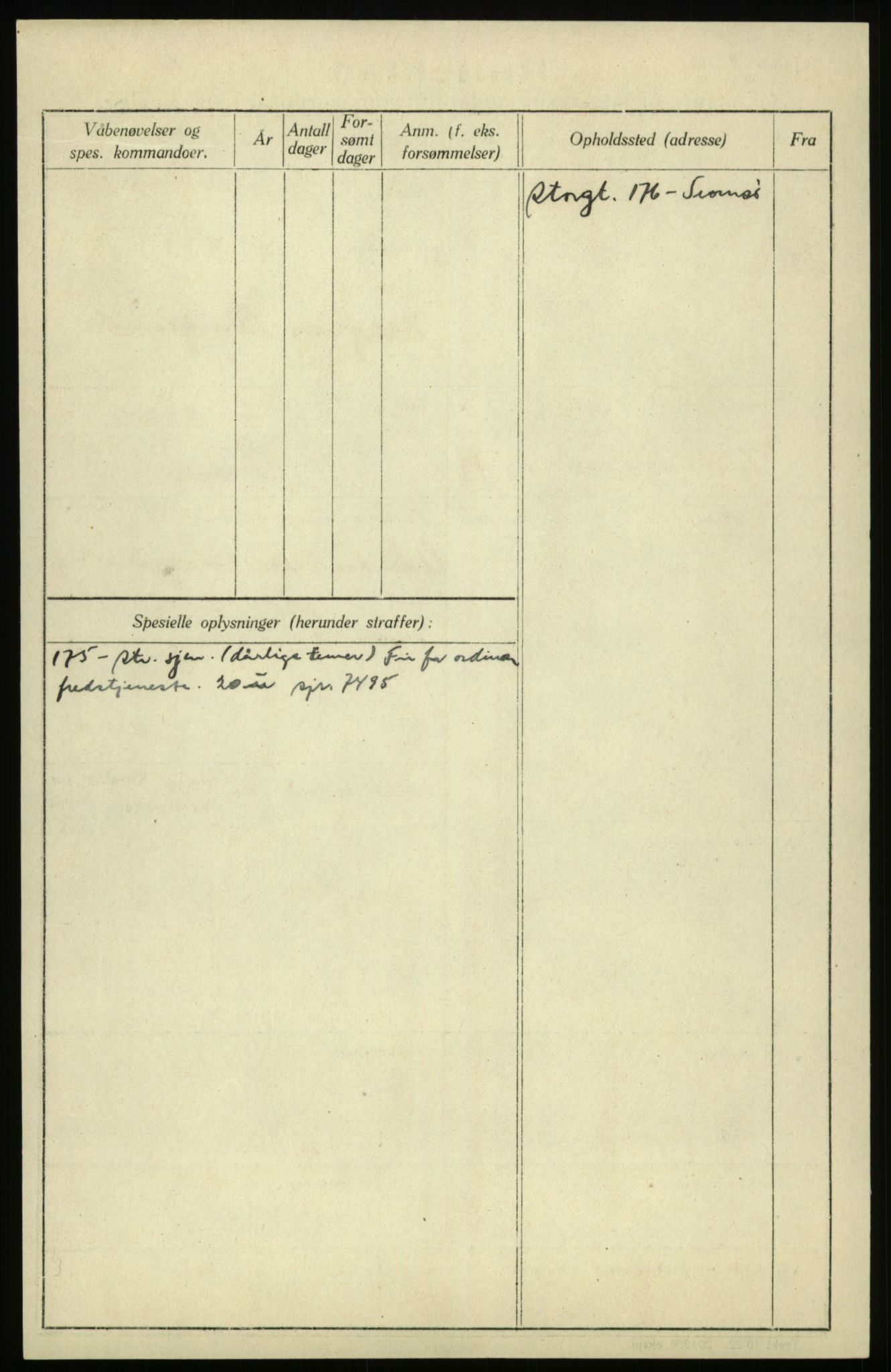 Forsvaret, Troms infanteriregiment nr. 16, AV/RA-RAFA-3146/P/Pa/L0017: Rulleblad for regimentets menige mannskaper, årsklasse 1933, 1933, p. 90