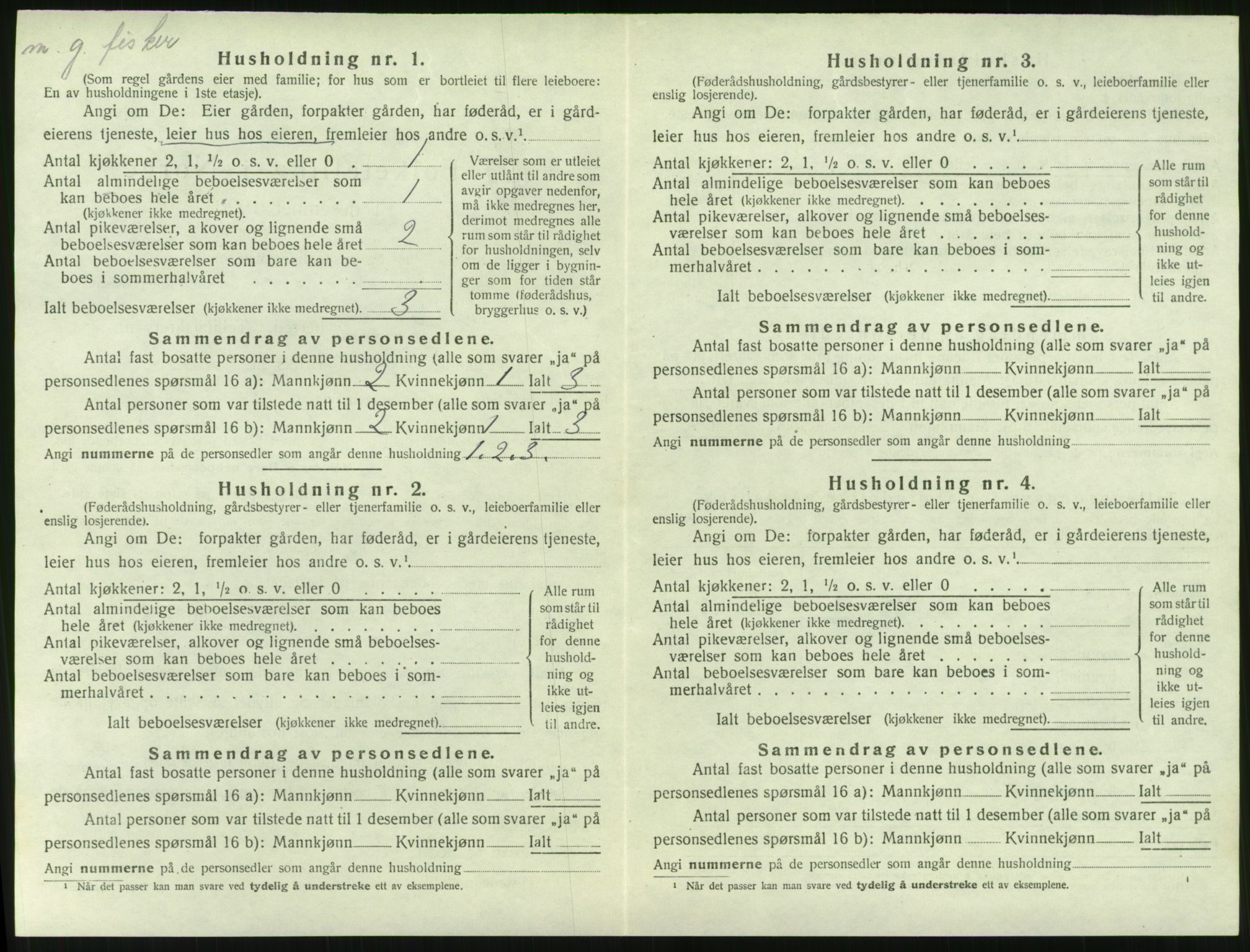 SAT, 1920 census for Edøy, 1920, p. 361