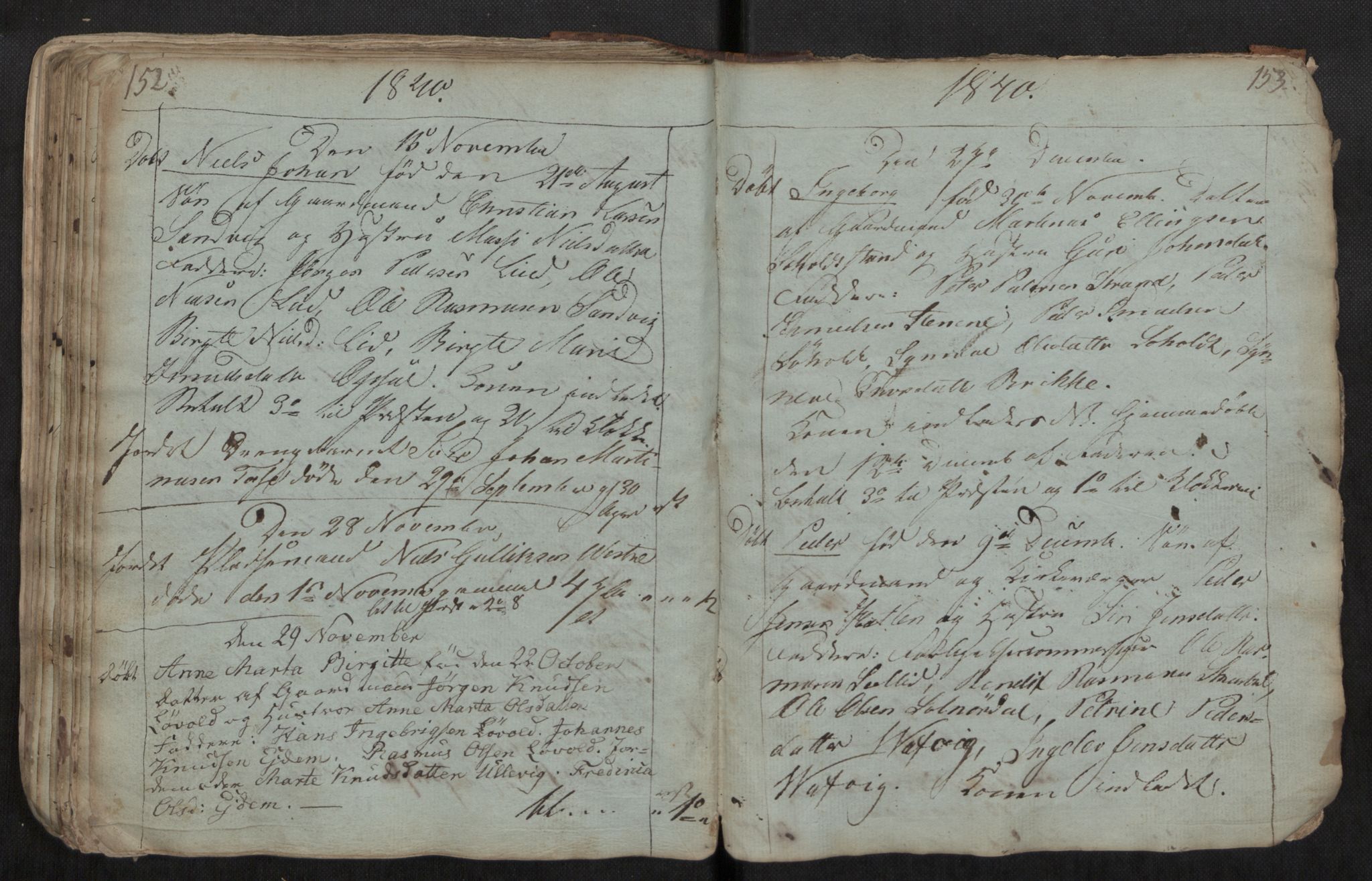 Ministerialprotokoller, klokkerbøker og fødselsregistre - Møre og Romsdal, AV/SAT-A-1454/522/L0331: Parish register (copy) no. 522C10, 1831-1841, p. 252-253