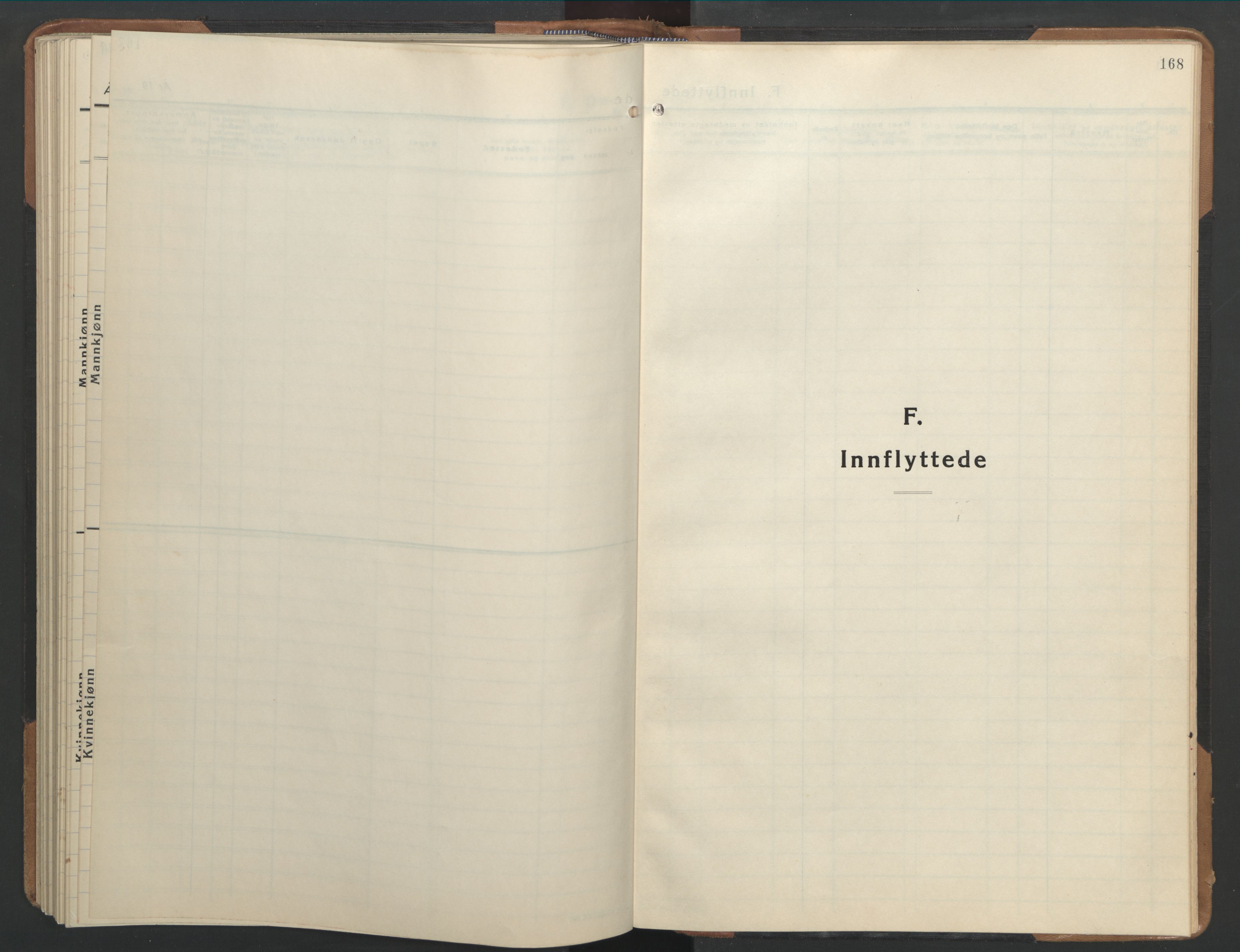 Ministerialprotokoller, klokkerbøker og fødselsregistre - Sør-Trøndelag, SAT/A-1456/655/L0690: Parish register (copy) no. 655C06, 1937-1950, p. 168