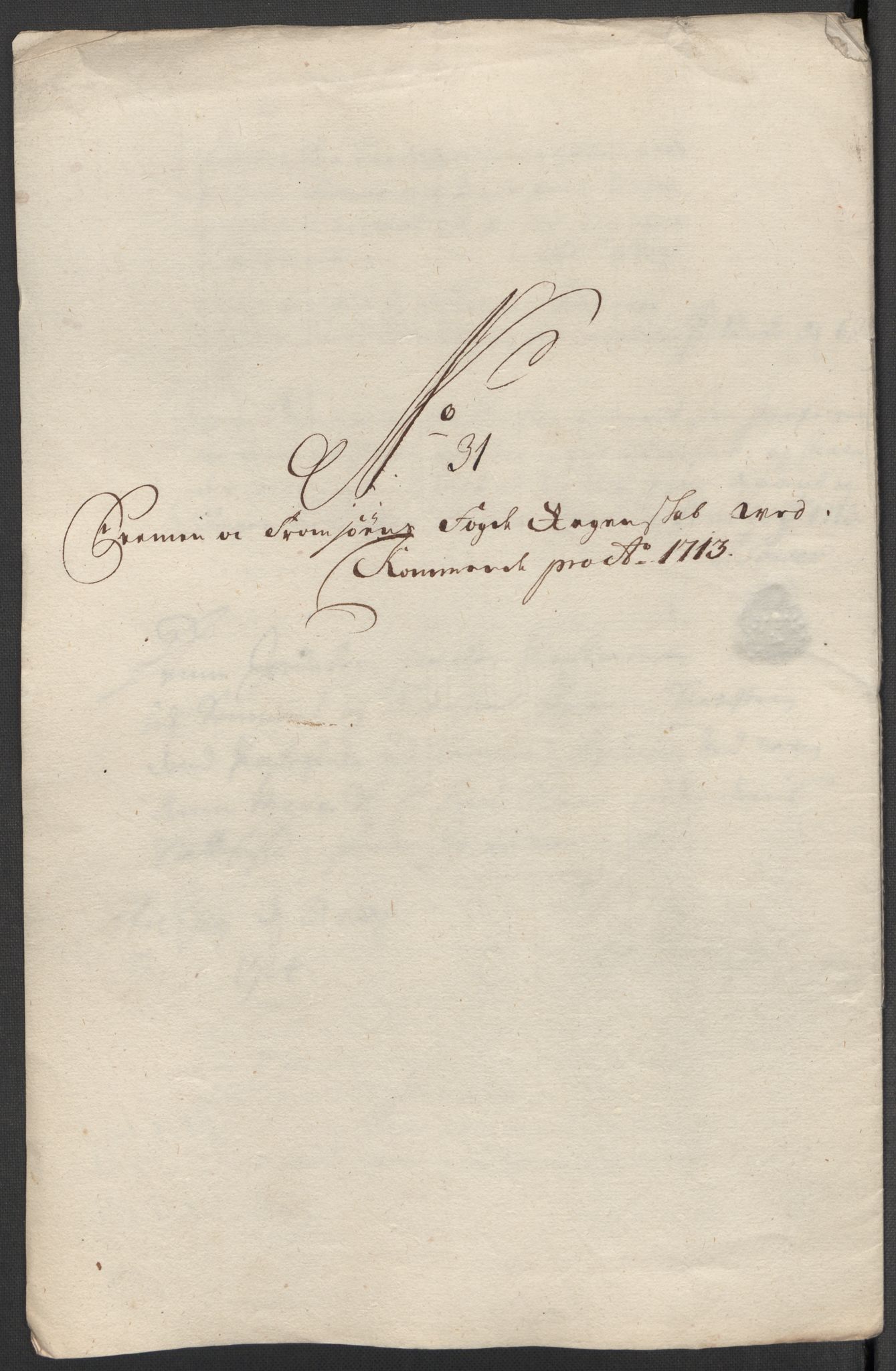 Rentekammeret inntil 1814, Reviderte regnskaper, Fogderegnskap, AV/RA-EA-4092/R68/L4759: Fogderegnskap Senja og Troms, 1713, p. 184