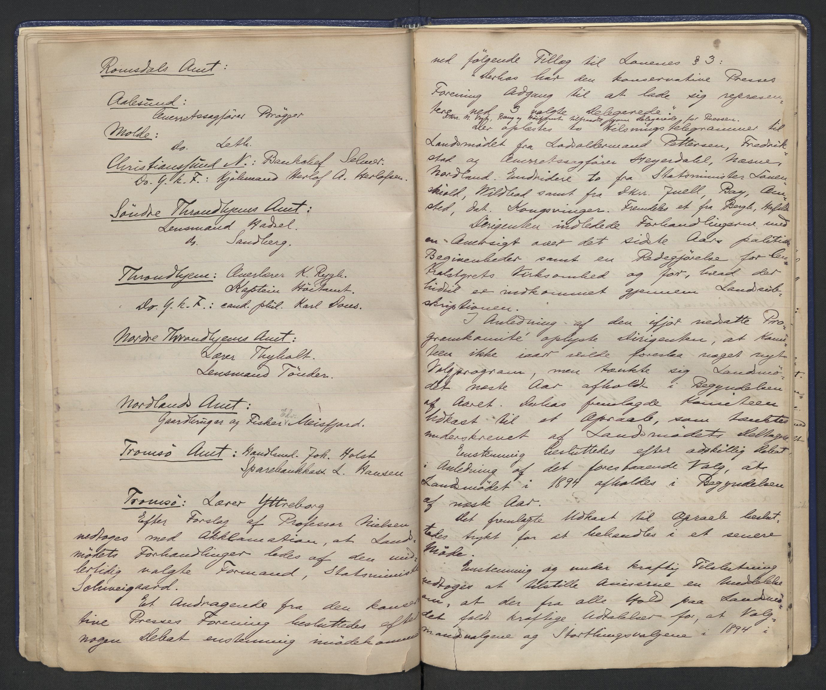 Høyres Hovedorganisasjon, AV/RA-PA-0583/1/A/Aa/L0001: De konservative foreningers centralstyre. Referatprotokoll, 1884-1897, p. 28