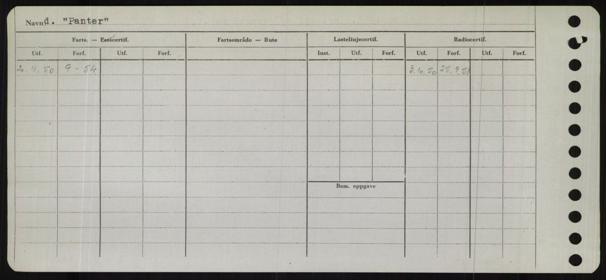 Sjøfartsdirektoratet med forløpere, Skipsmålingen, AV/RA-S-1627/H/Hb/L0004: Fartøy, O-S, p. 70