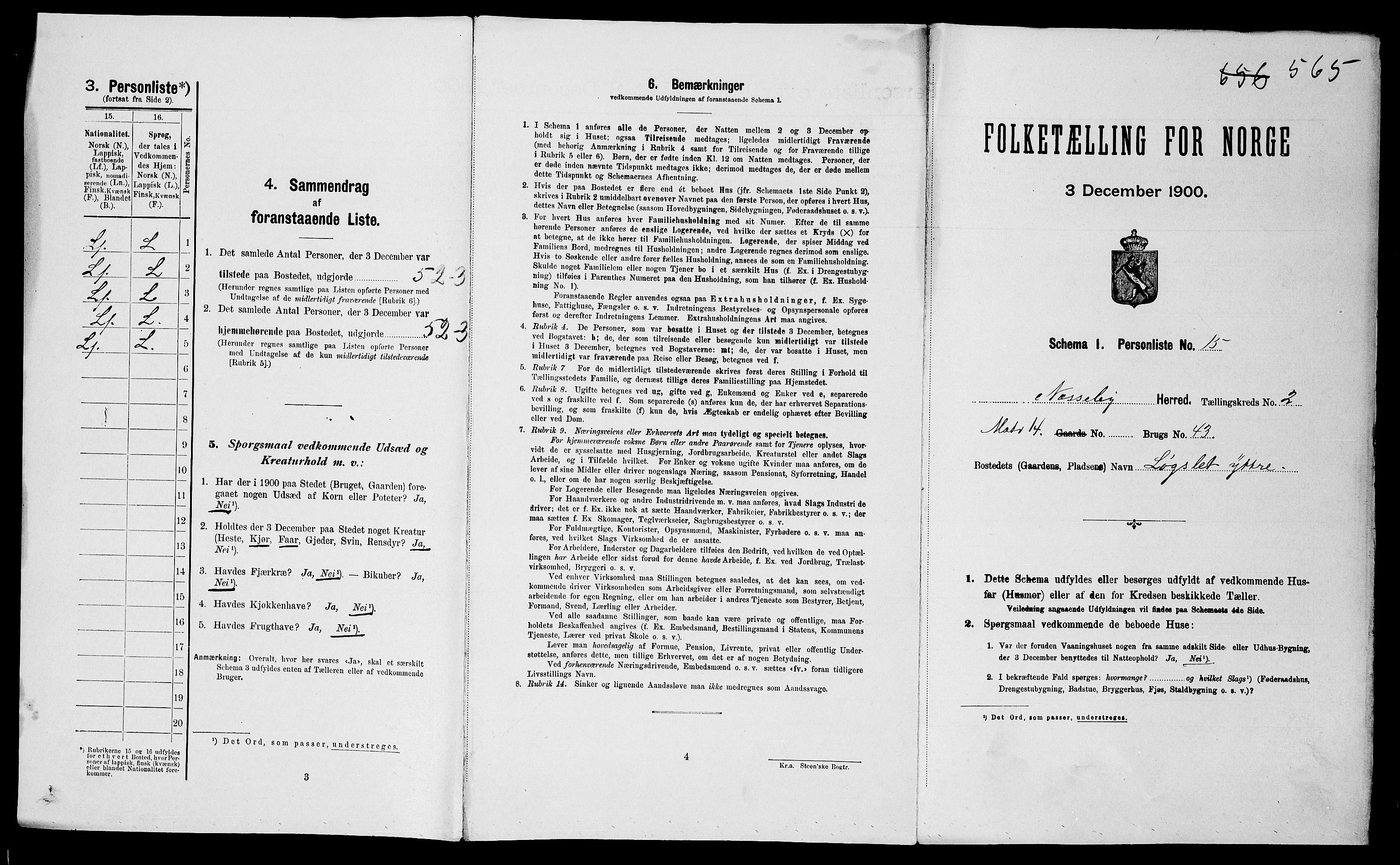 SATØ, 1900 census for Nesseby, 1900, p. 144