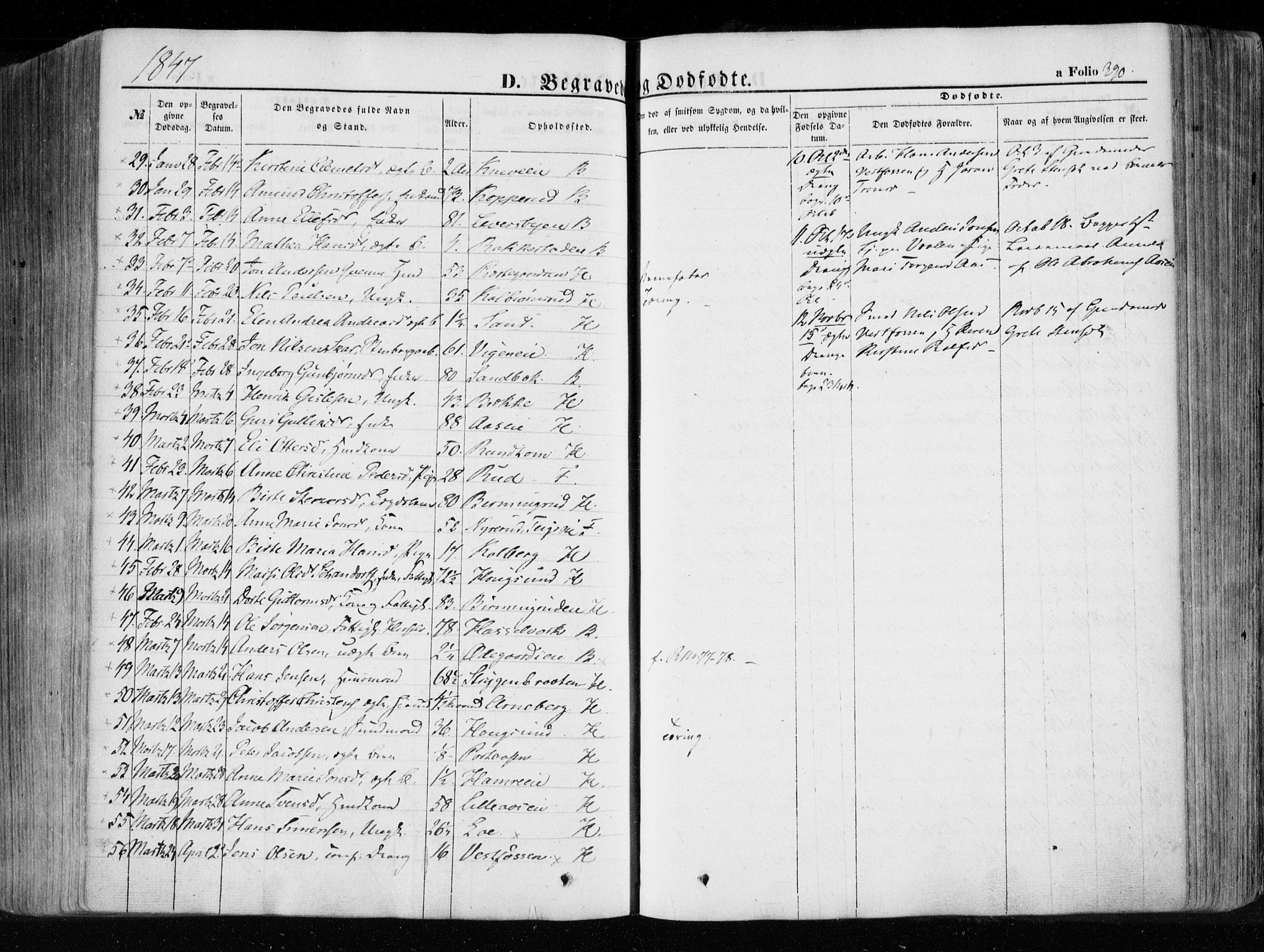 Eiker kirkebøker, SAKO/A-4/F/Fa/L0014: Parish register (official) no. I 14, 1846-1854, p. 390