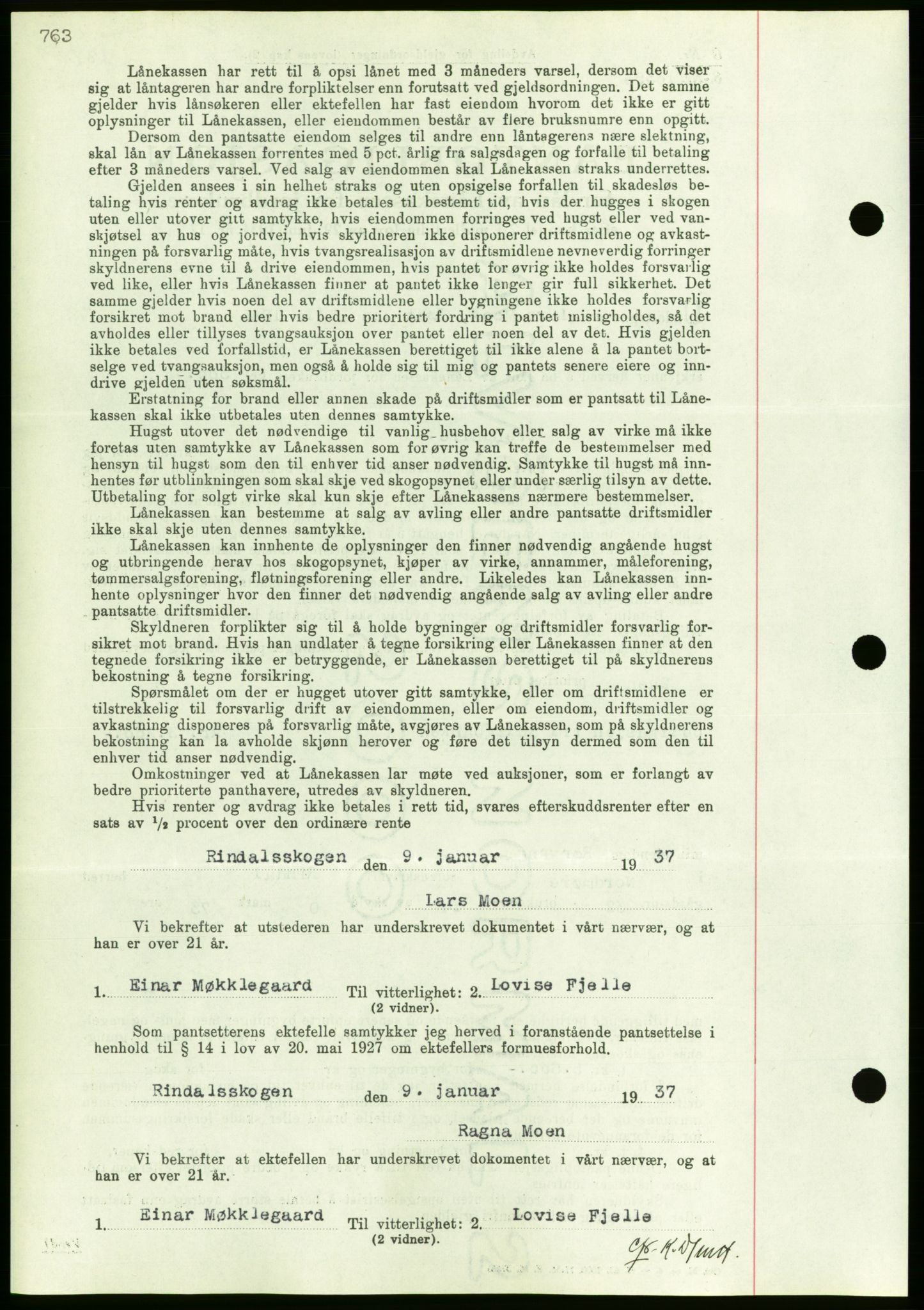 Nordmøre sorenskriveri, AV/SAT-A-4132/1/2/2Ca/L0090: Mortgage book no. B80, 1936-1937, Diary no: : 103/1937