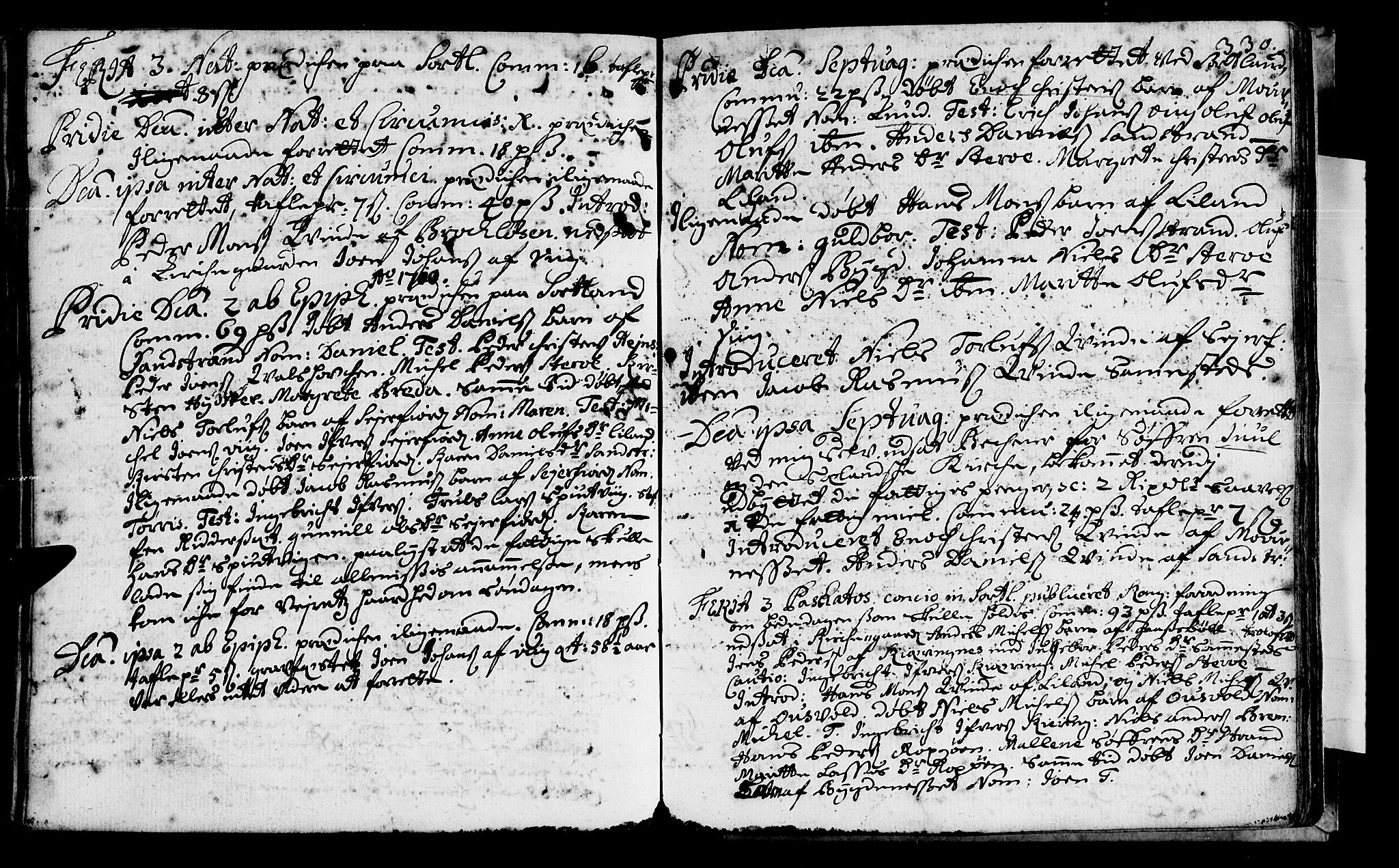 Ministerialprotokoller, klokkerbøker og fødselsregistre - Nordland, AV/SAT-A-1459/888/L1231: Parish register (official) no. 888A01 /2, 1704-1729, p. 330