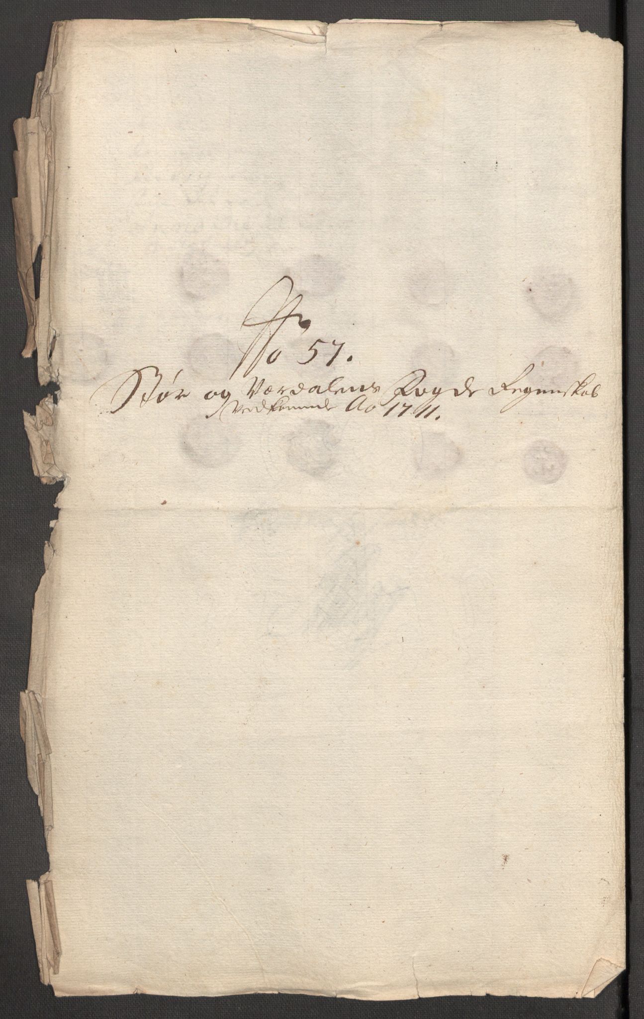 Rentekammeret inntil 1814, Reviderte regnskaper, Fogderegnskap, AV/RA-EA-4092/R62/L4201: Fogderegnskap Stjørdal og Verdal, 1711, p. 280