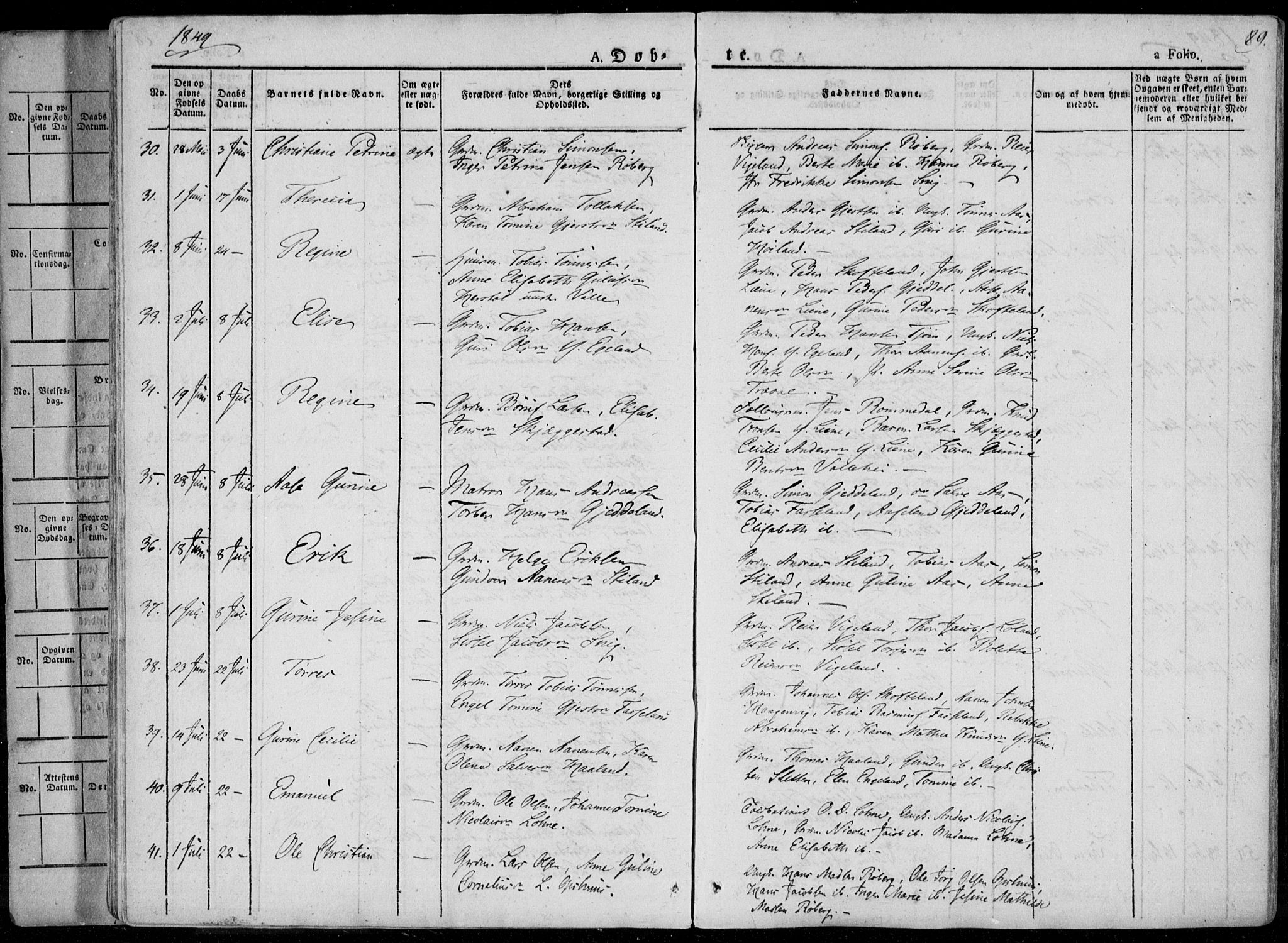 Sør-Audnedal sokneprestkontor, SAK/1111-0039/F/Fa/Fab/L0006: Parish register (official) no. A 6, 1829-1855, p. 89