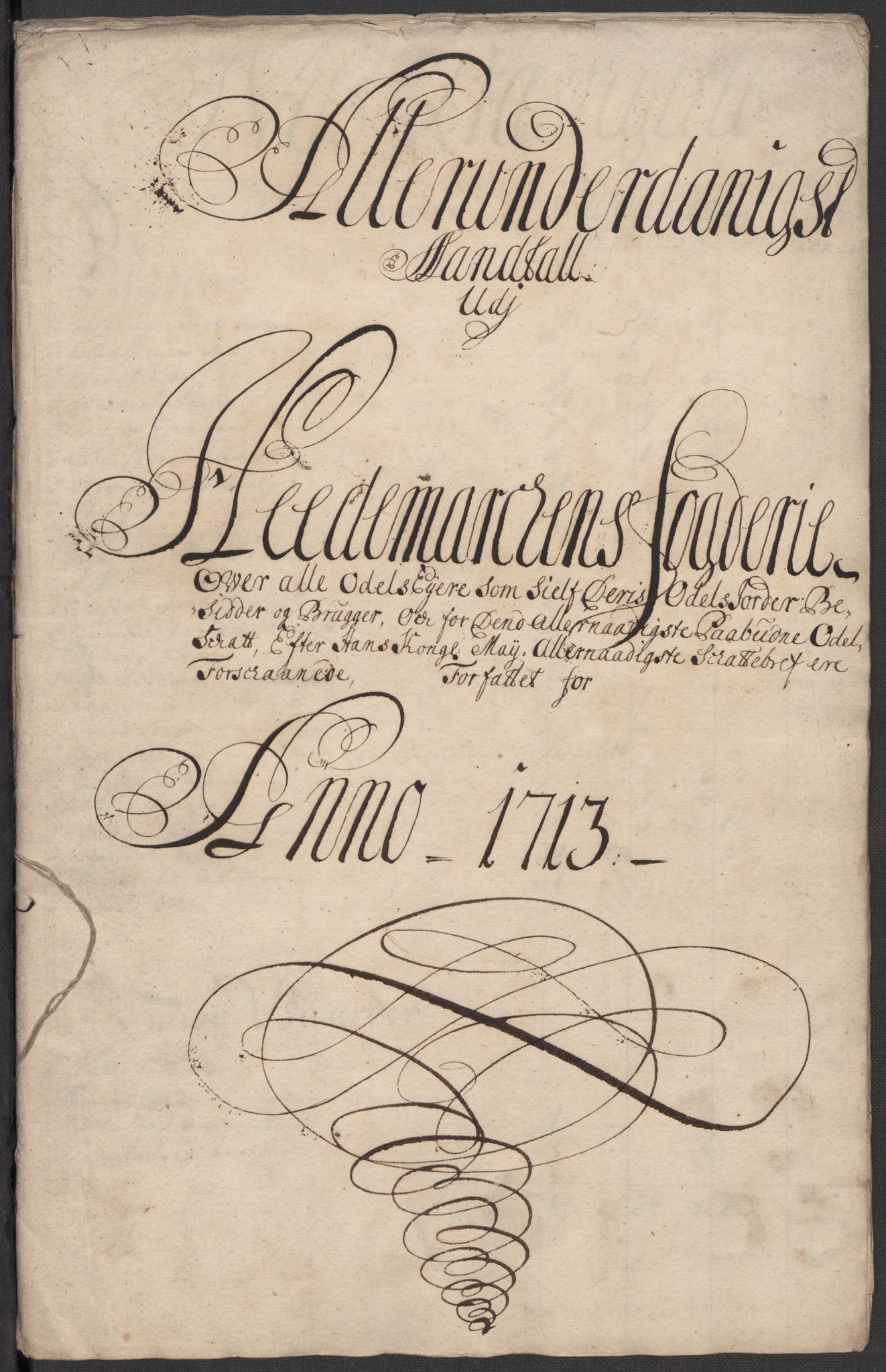 Rentekammeret inntil 1814, Reviderte regnskaper, Fogderegnskap, AV/RA-EA-4092/R16/L1050: Fogderegnskap Hedmark, 1713, p. 433