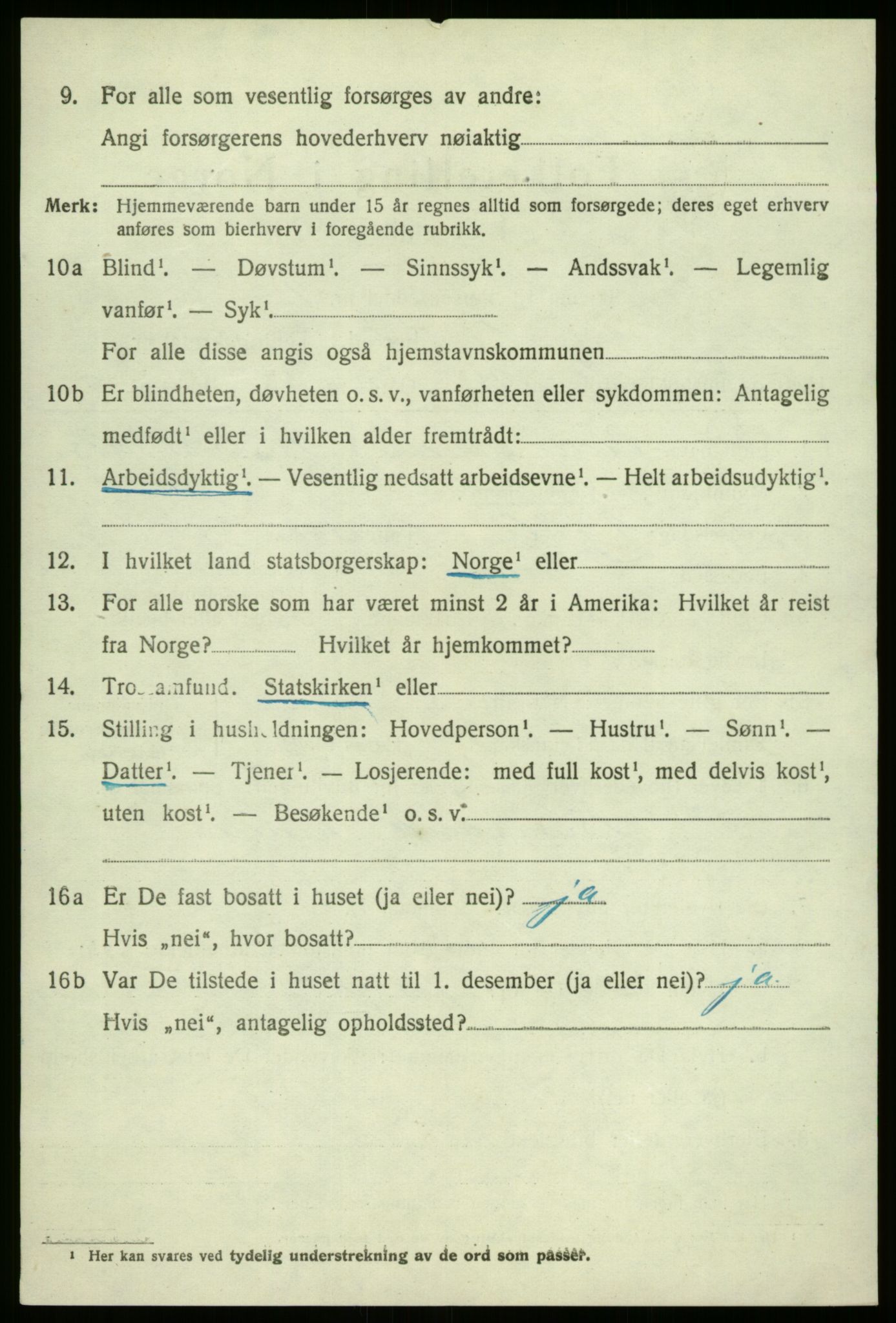 SAB, 1920 census for Fjaler, 1920, p. 4944