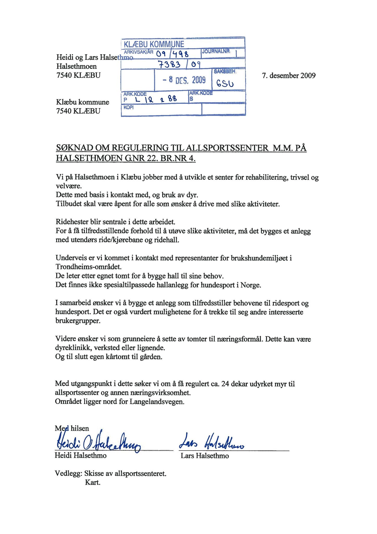 Klæbu Kommune, TRKO/KK/02-FS/L003: Formannsskapet - Møtedokumenter, 2010, p. 62