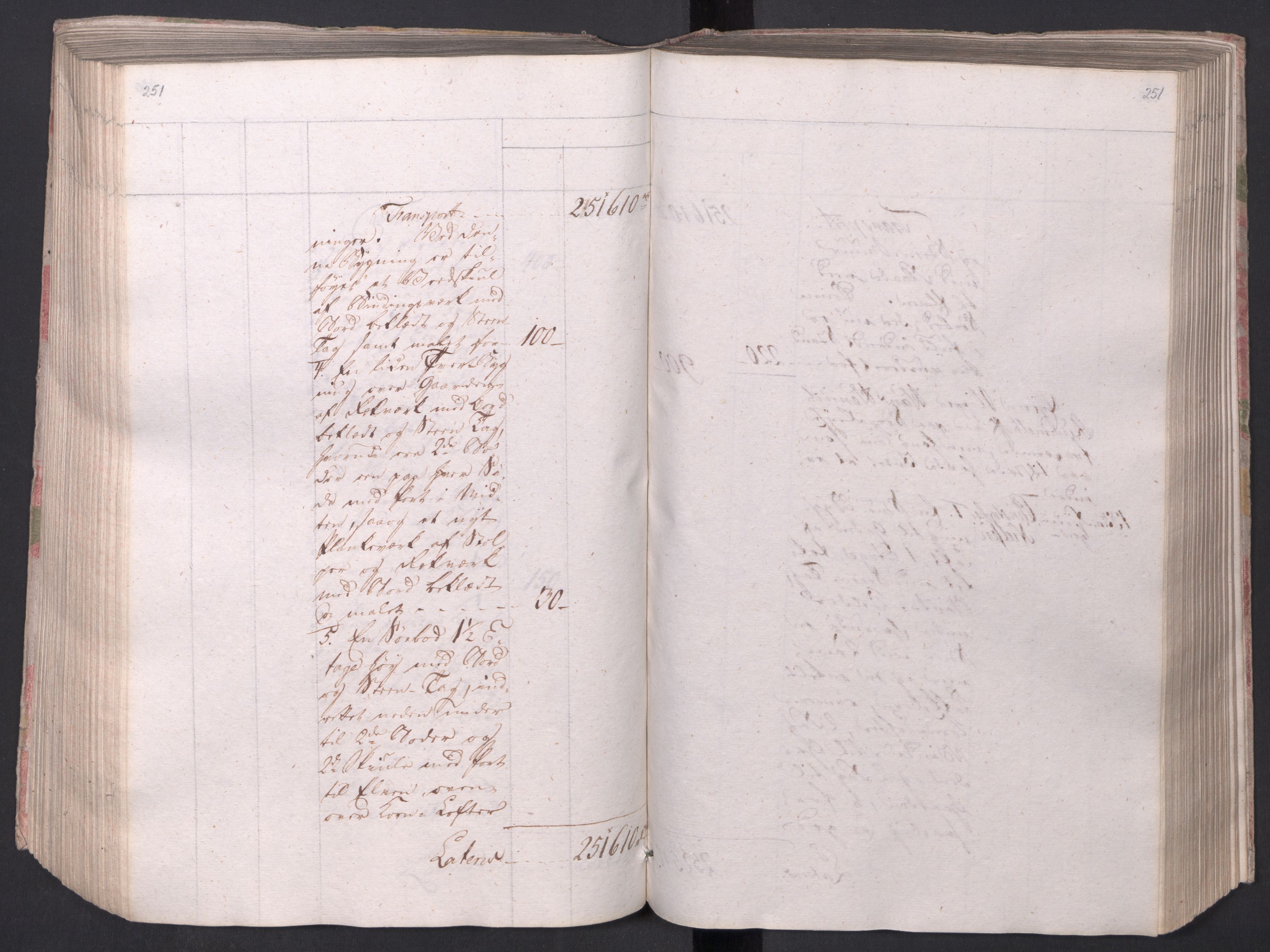 Kristiania stiftamt, AV/SAO-A-10386/I/Ia/L0015: Branntakster, 1797, p. 251