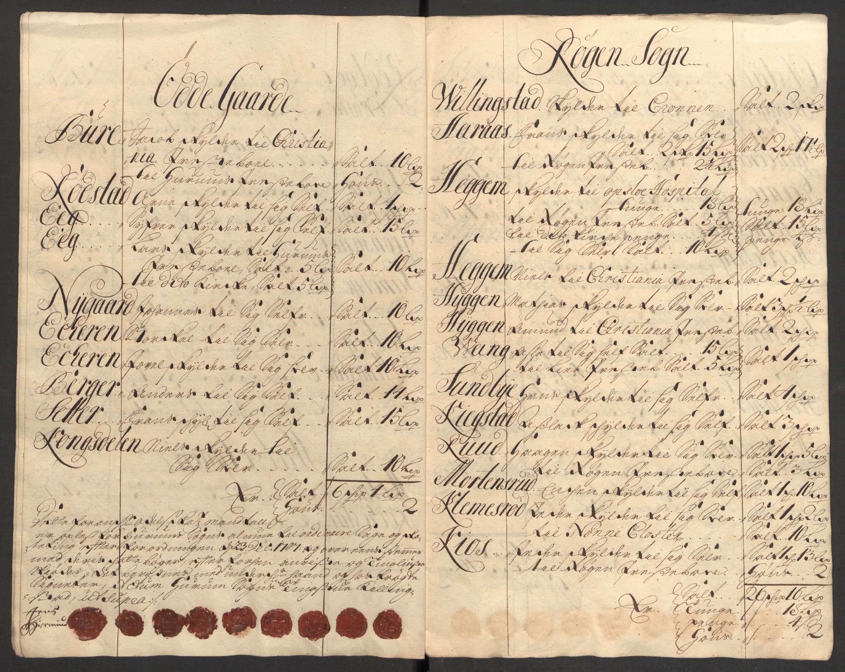 Rentekammeret inntil 1814, Reviderte regnskaper, Fogderegnskap, AV/RA-EA-4092/R30/L1701: Fogderegnskap Hurum, Røyken, Eiker og Lier, 1706-1707, p. 375