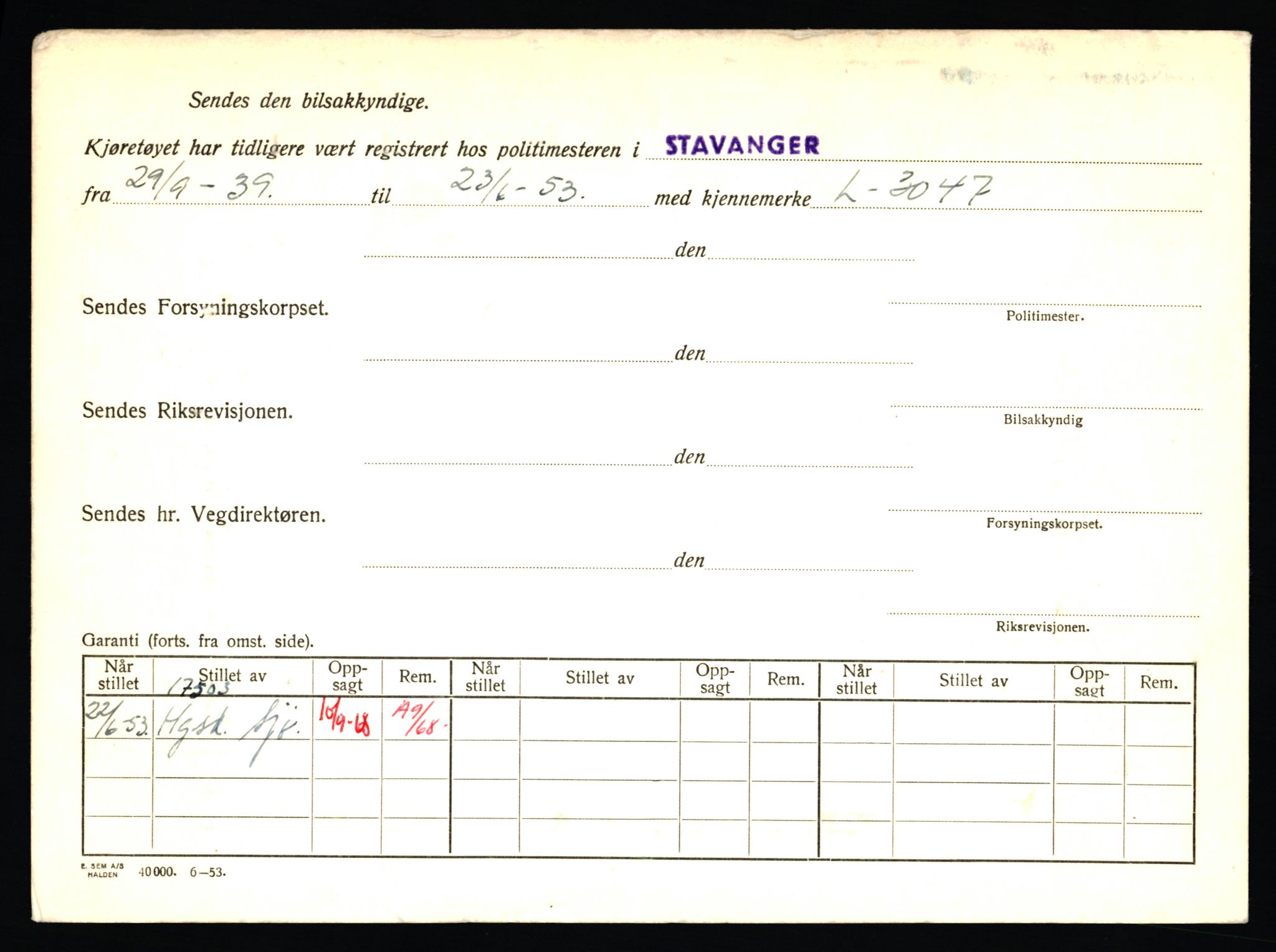 Stavanger trafikkstasjon, AV/SAST-A-101942/0/F/L0026: L-14000 - L-14599, 1930-1971, p. 382