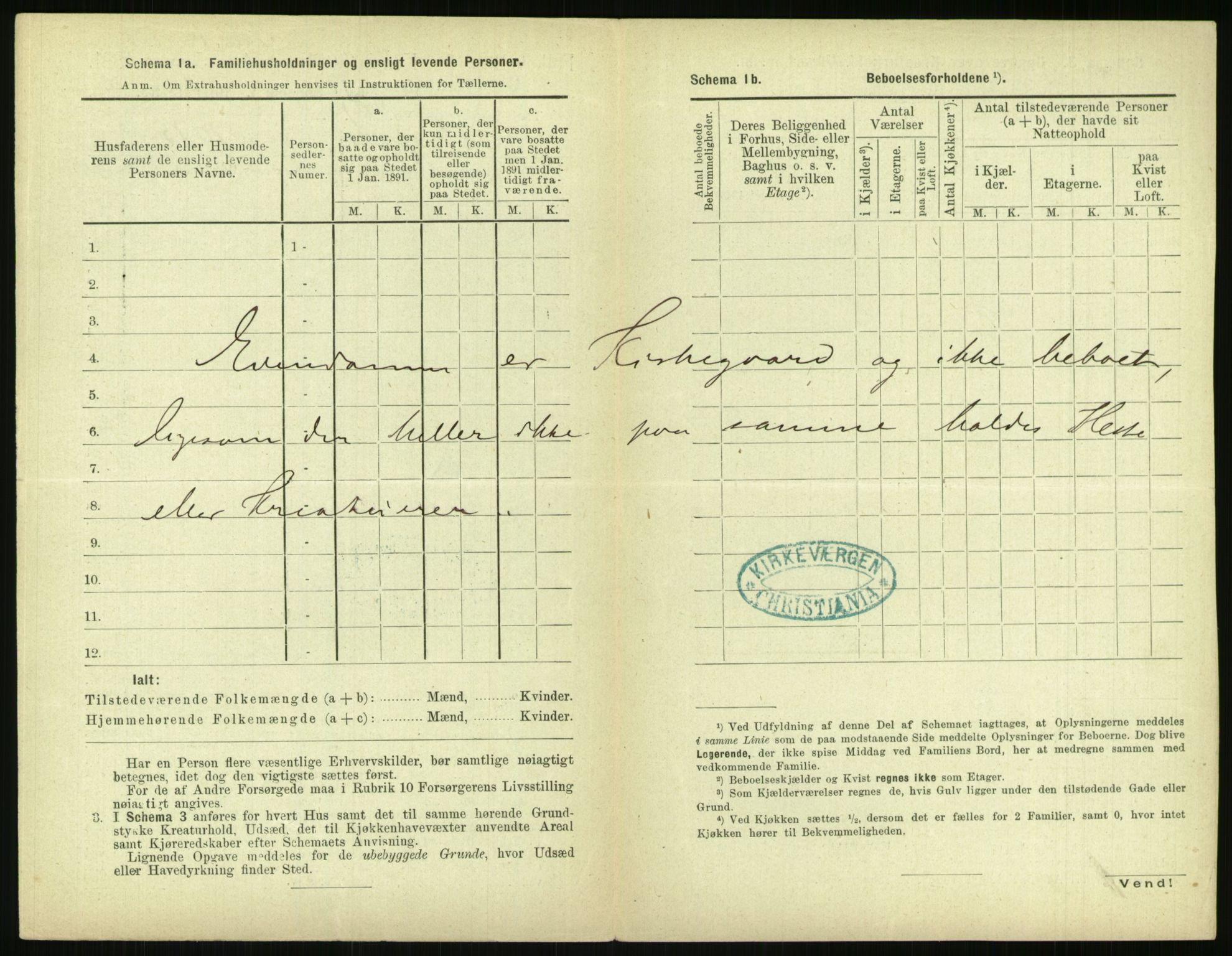 RA, 1891 census for 0301 Kristiania, 1891, p. 120901