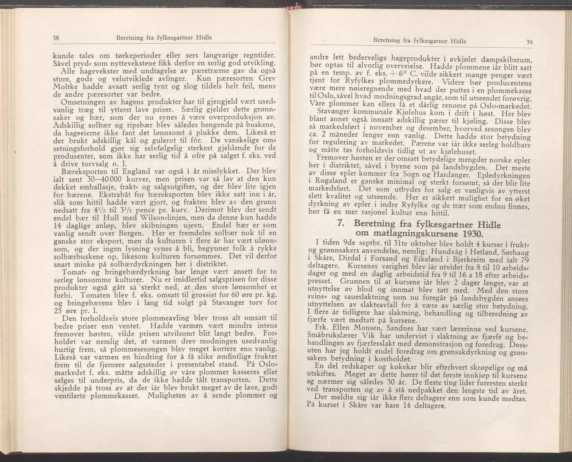 Rogaland fylkeskommune - Fylkesrådmannen , IKAR/A-900/A/Aa/Aaa/L0050: Møtebok , 1931, p. 38-39