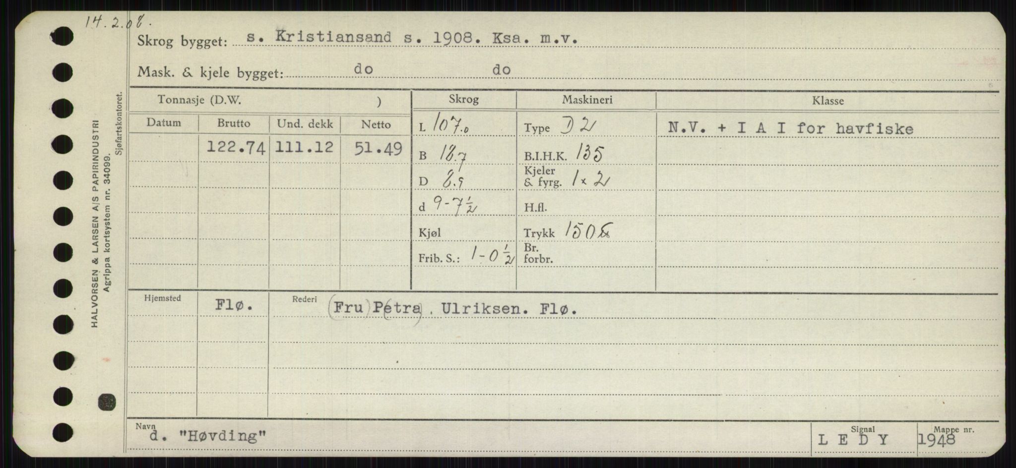 Sjøfartsdirektoratet med forløpere, Skipsmålingen, AV/RA-S-1627/H/Hb/L0002: Fartøy, E-H, p. 469