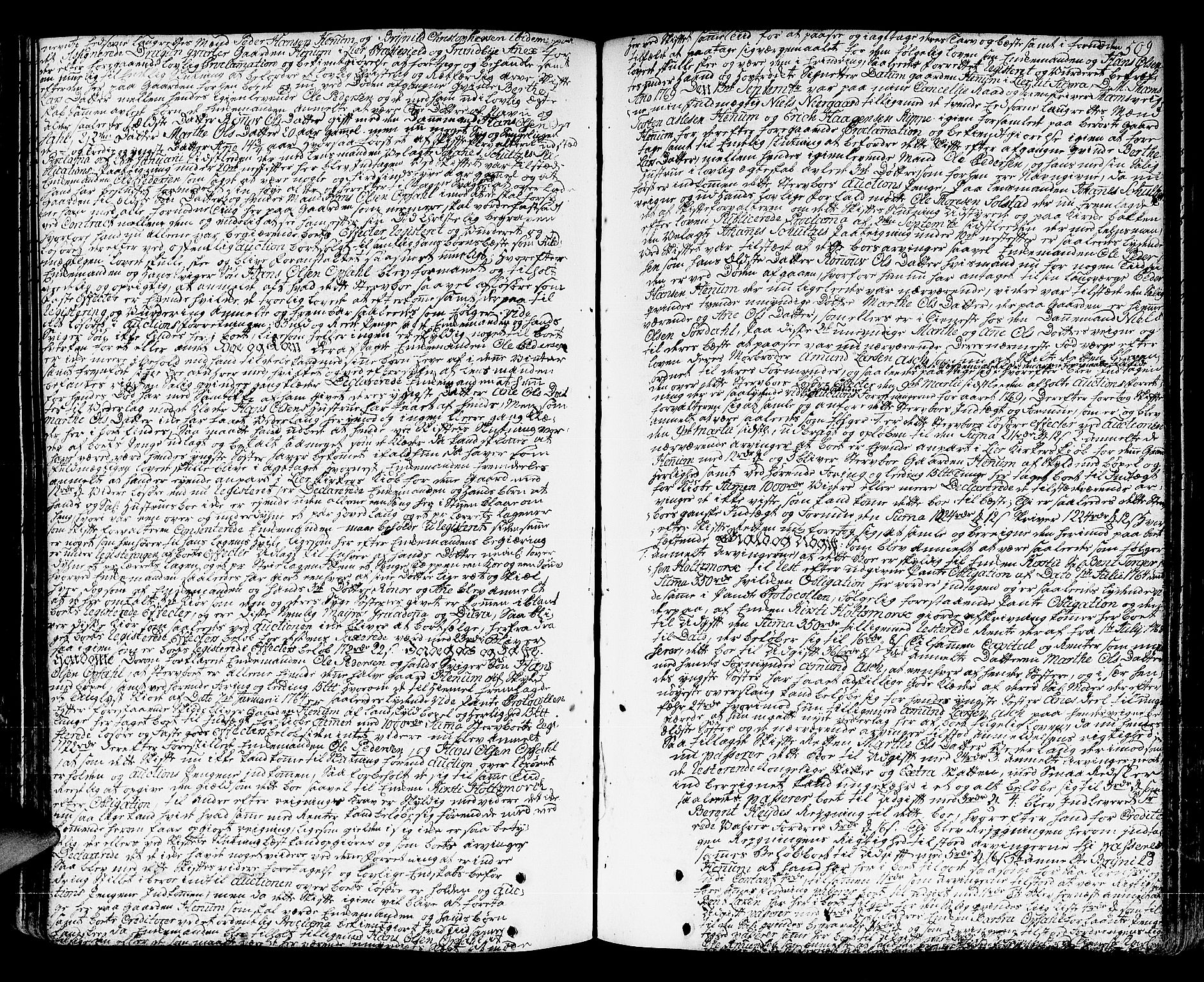 Lier, Røyken og Hurum sorenskriveri, SAKO/A-89/H/Hc/L0005: Skifteprotokoll, 1760-1774, p. 508b-509a