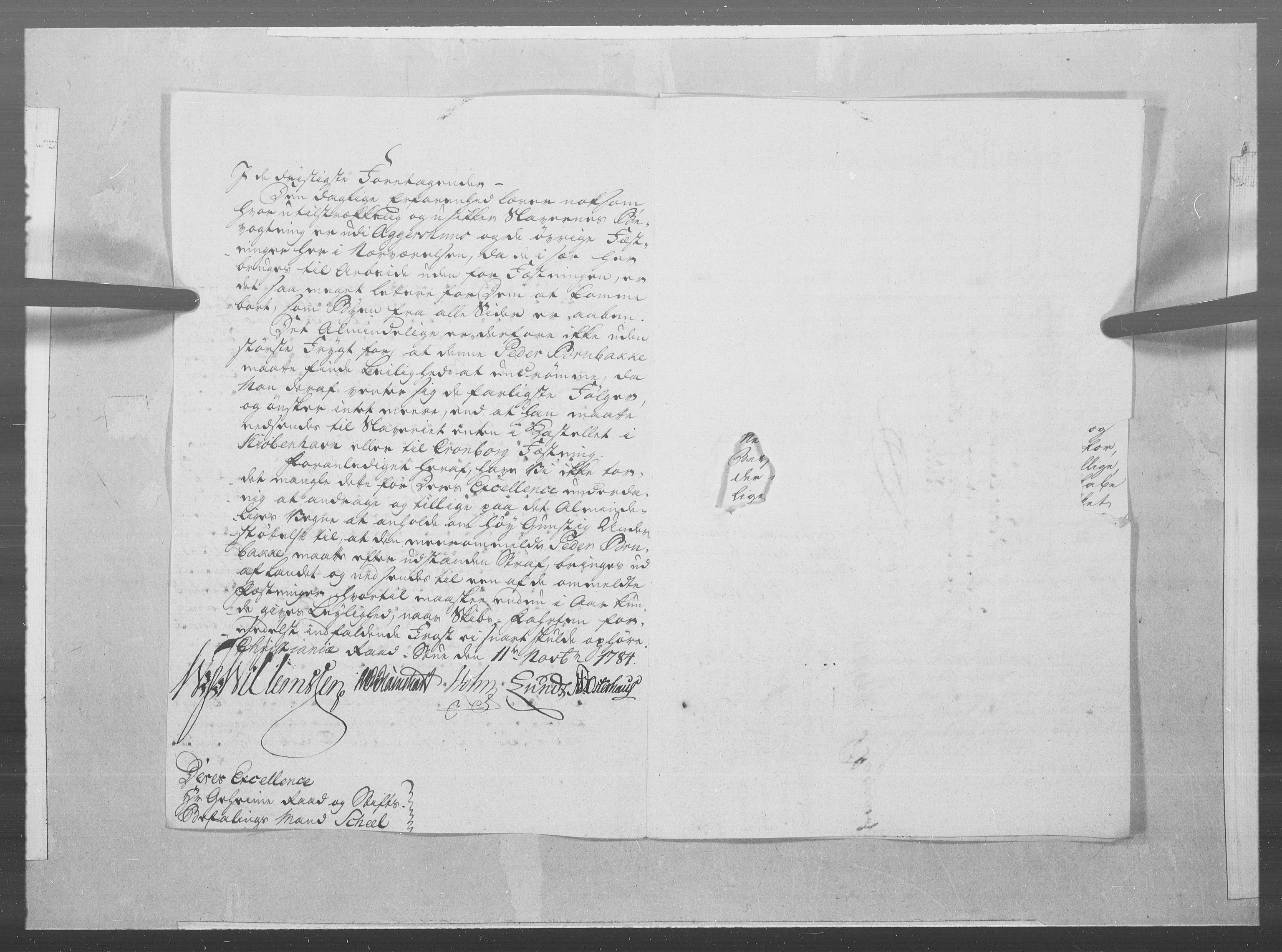 Danske Kanselli 1572-1799, AV/RA-EA-3023/F/Fc/Fcc/Fcca/L0254: Norske innlegg 1572-1799, 1785, p. 121