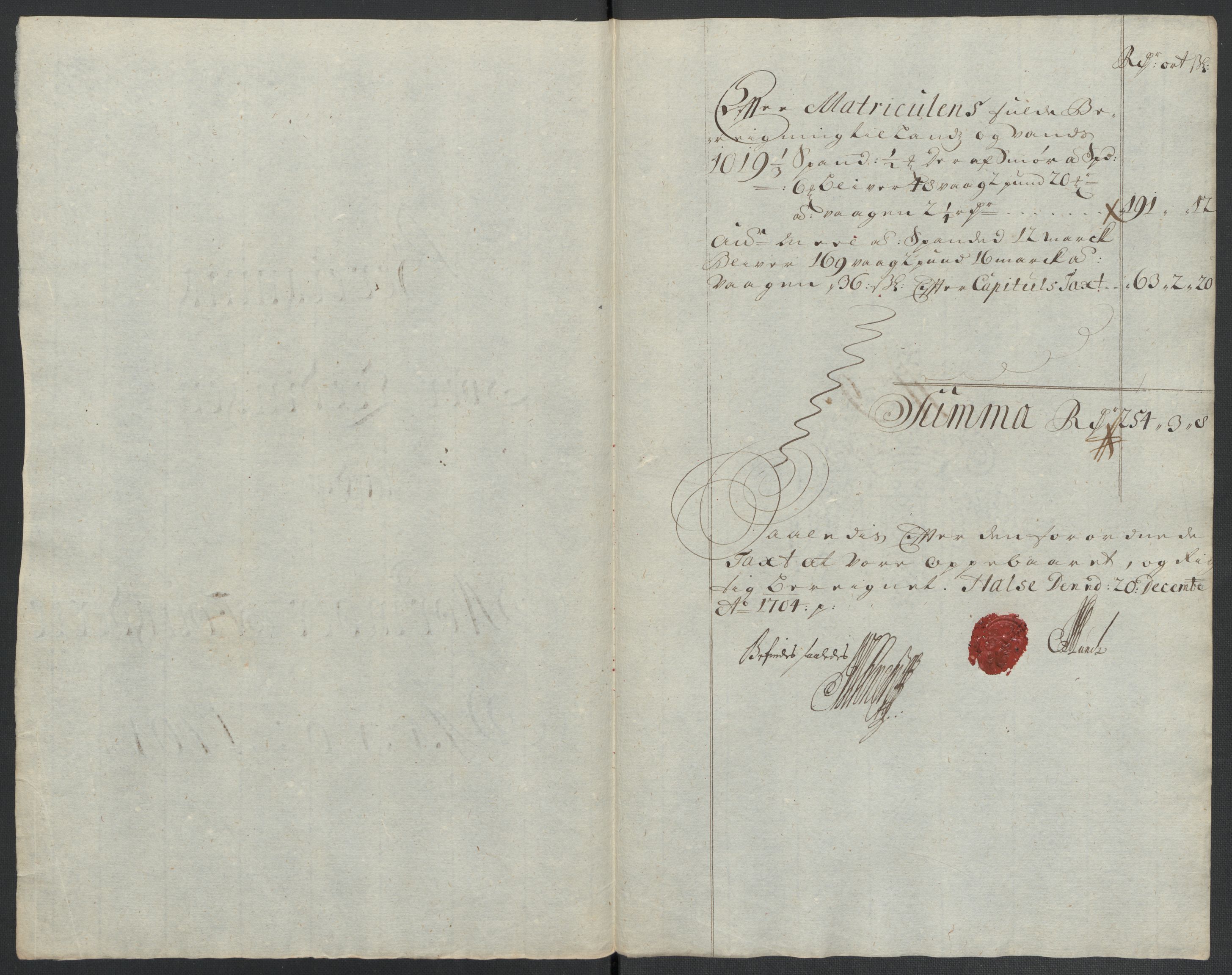 Rentekammeret inntil 1814, Reviderte regnskaper, Fogderegnskap, RA/EA-4092/R56/L3740: Fogderegnskap Nordmøre, 1703-1704, p. 290